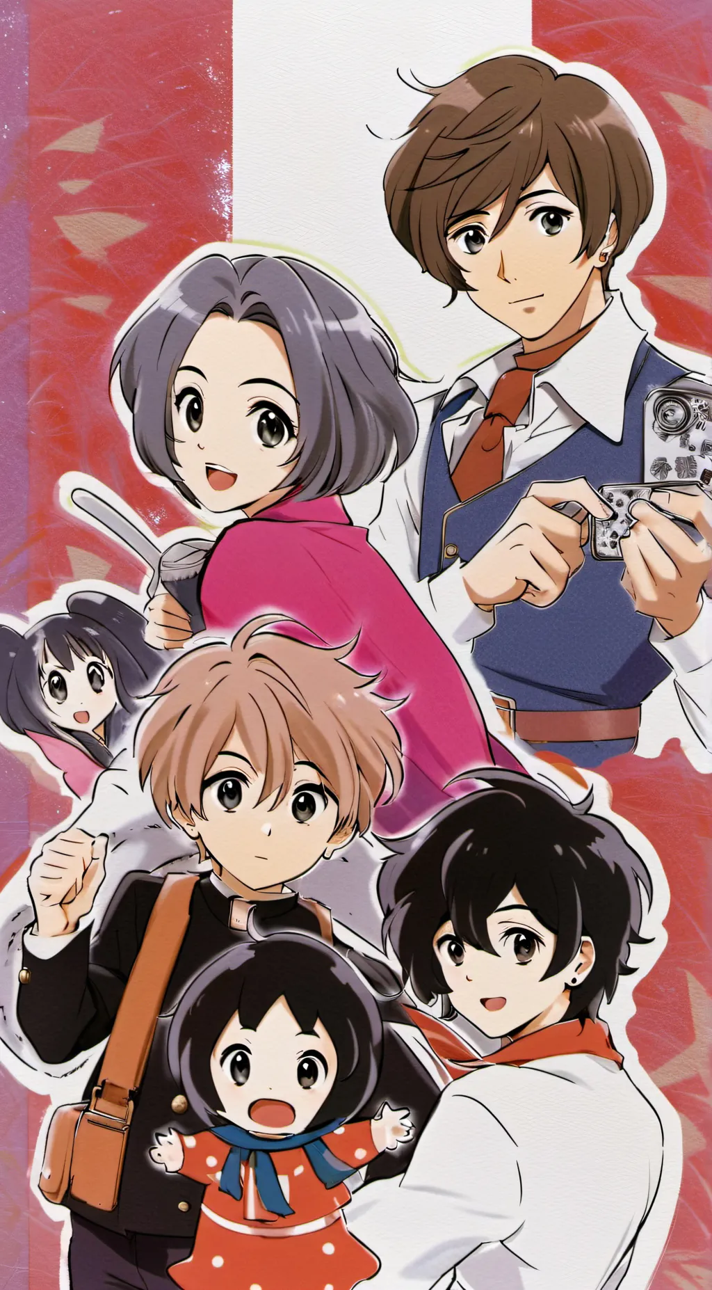 ai character: Children  background