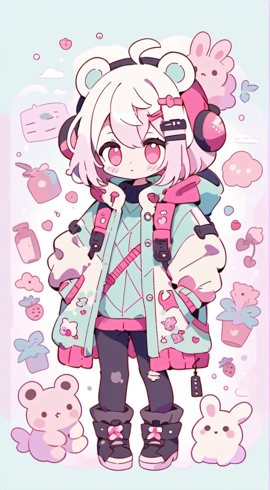 ai character: Five night flirts background