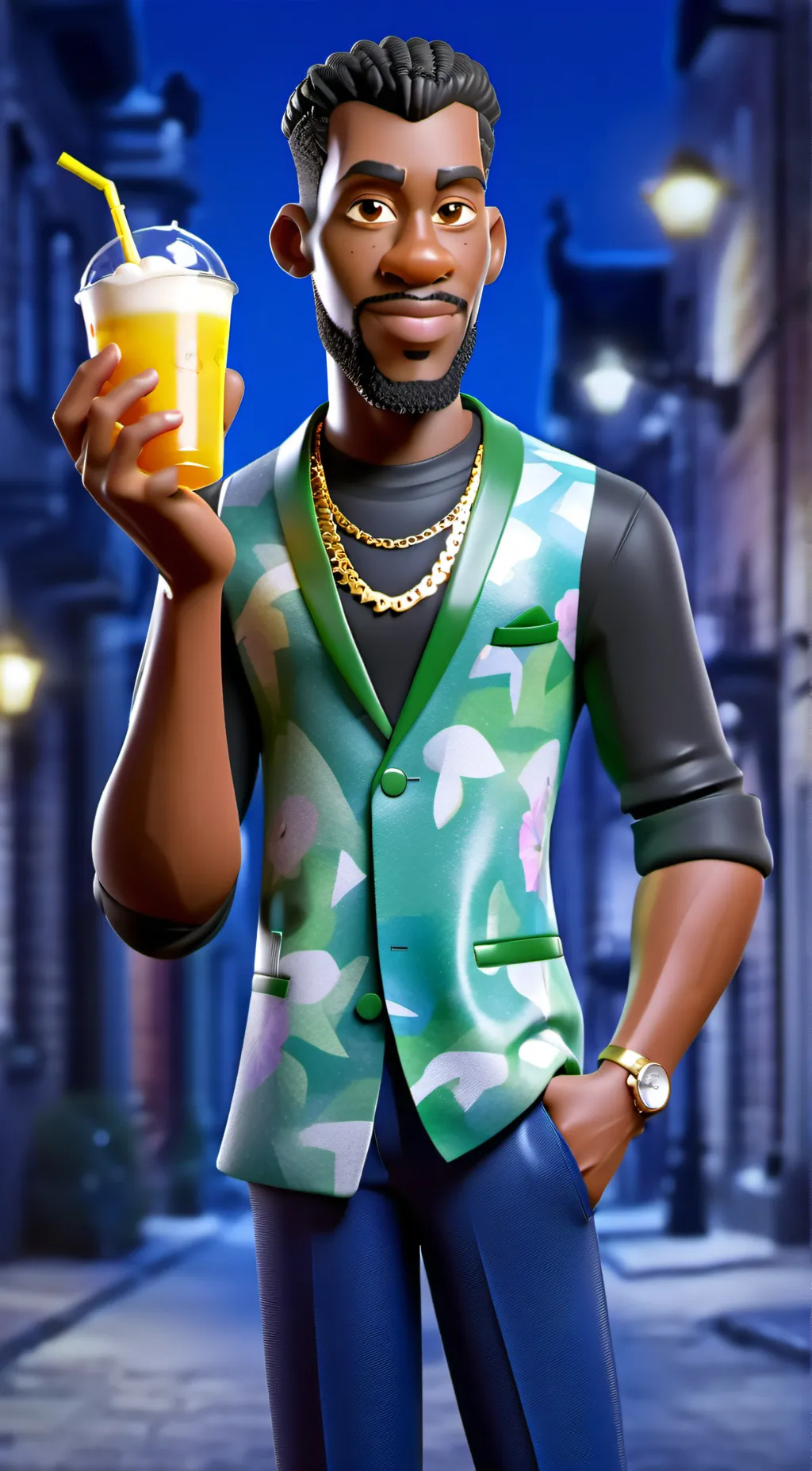 ai character: Mr. Zesty background