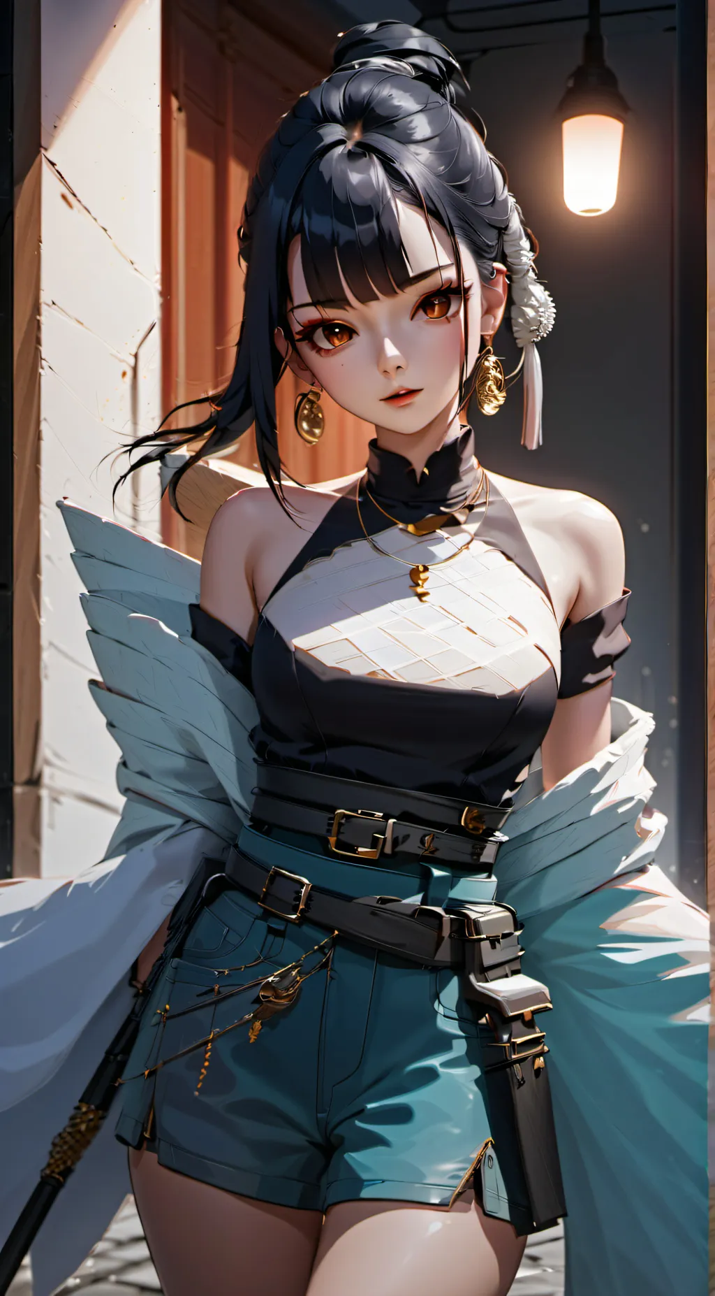 ai character: Vivian Grati background