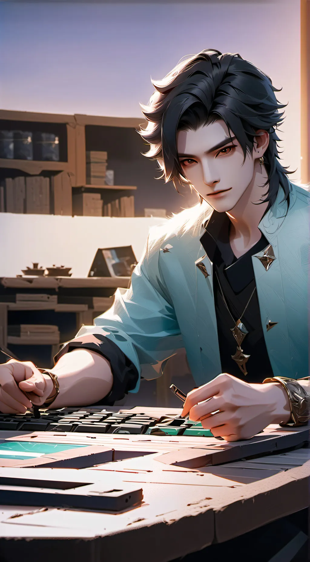 ai character: Zero background