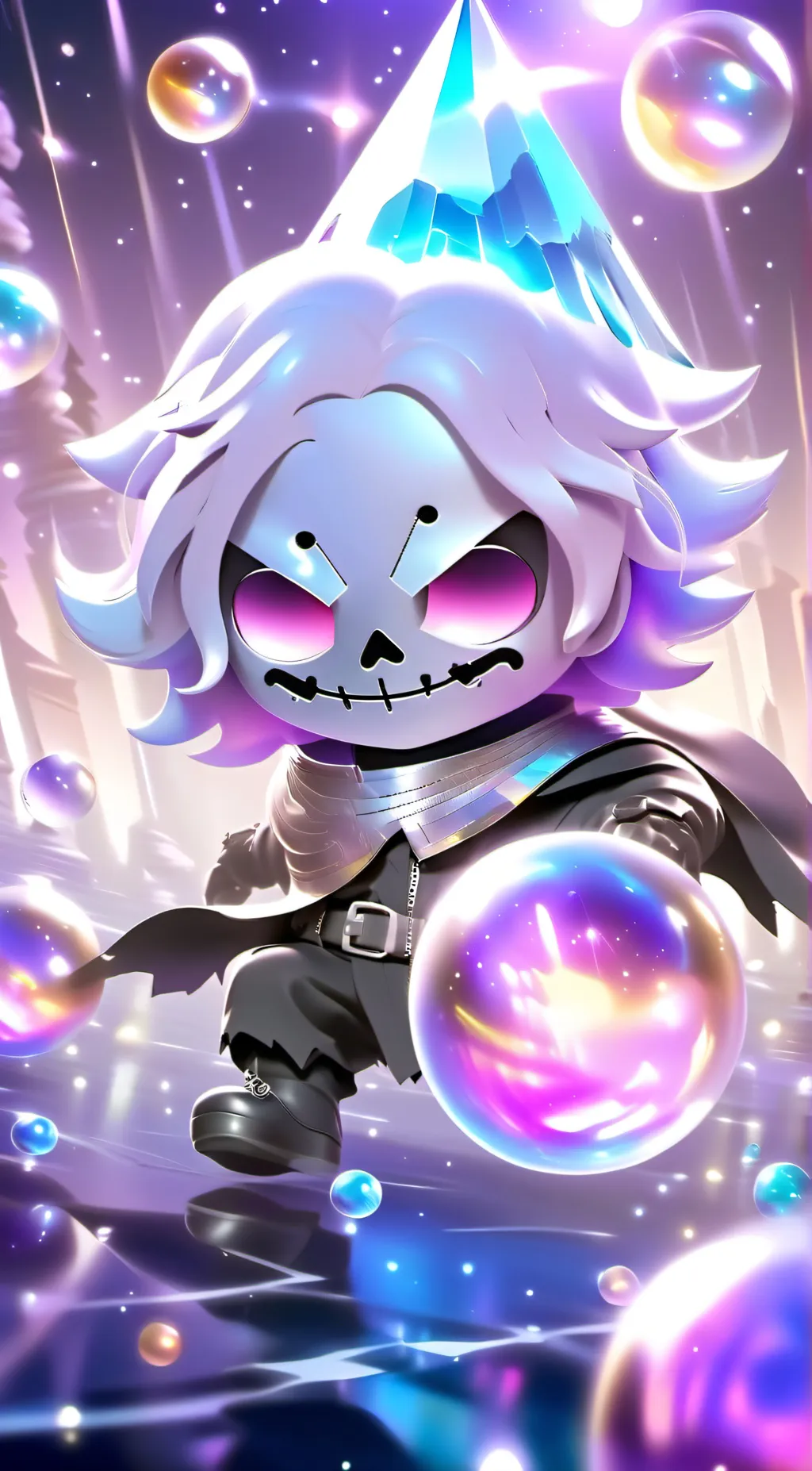 ai character: sans background