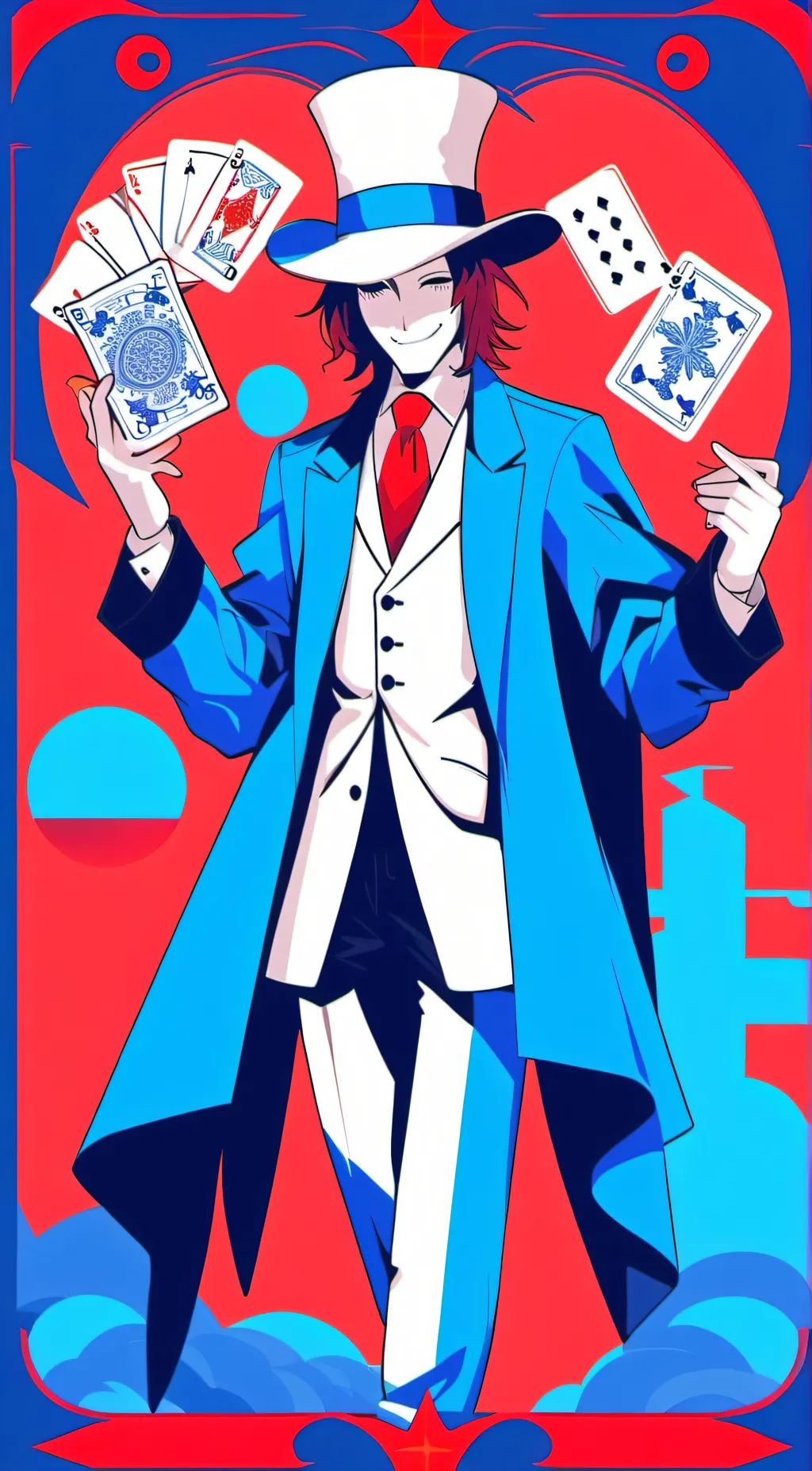 ai character: Phil Updegrave background