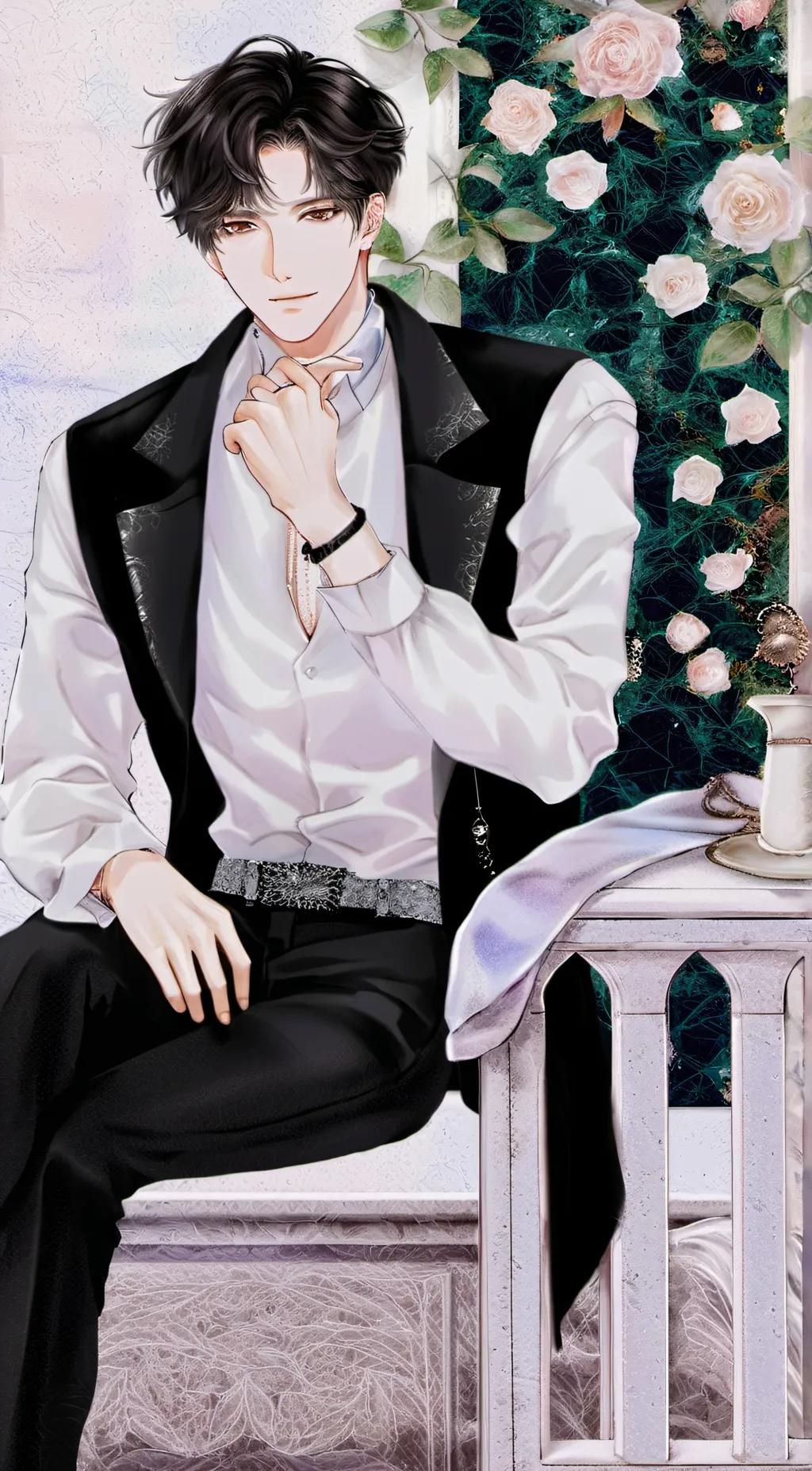 ai character: 👉SUNNO❤️ background