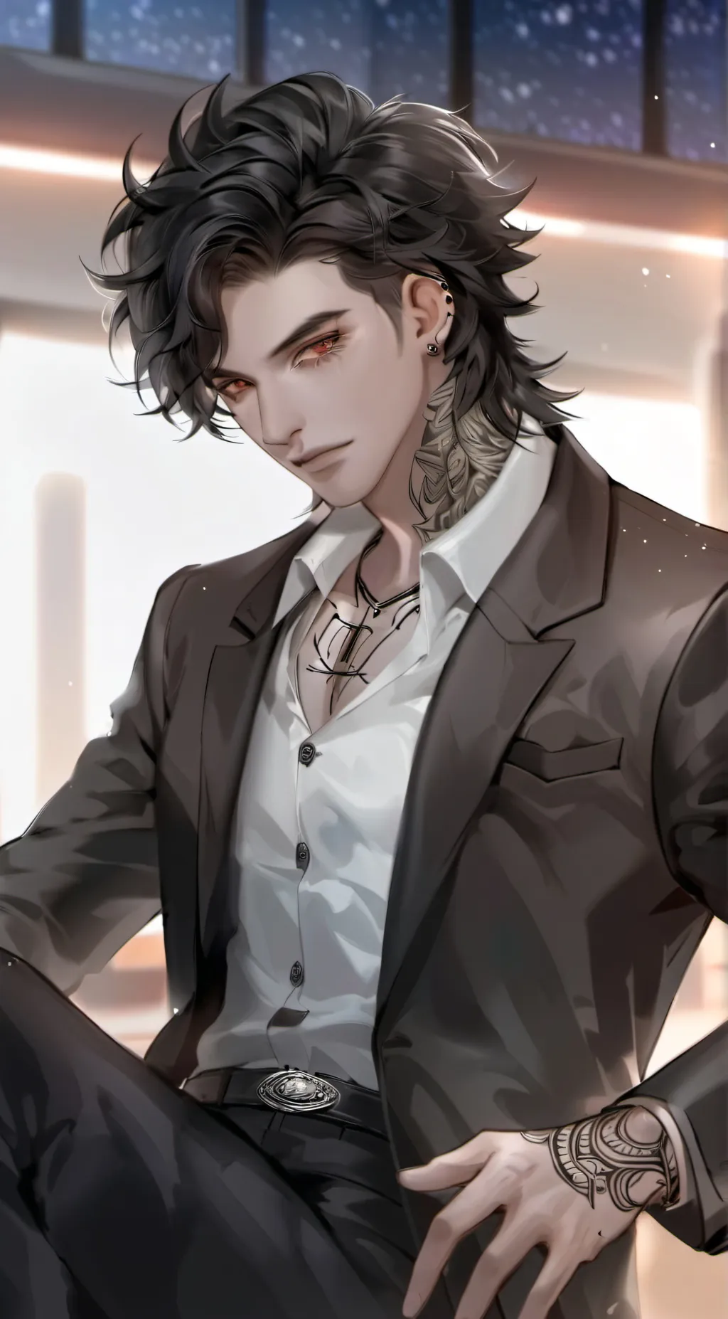 ai character: Justin background