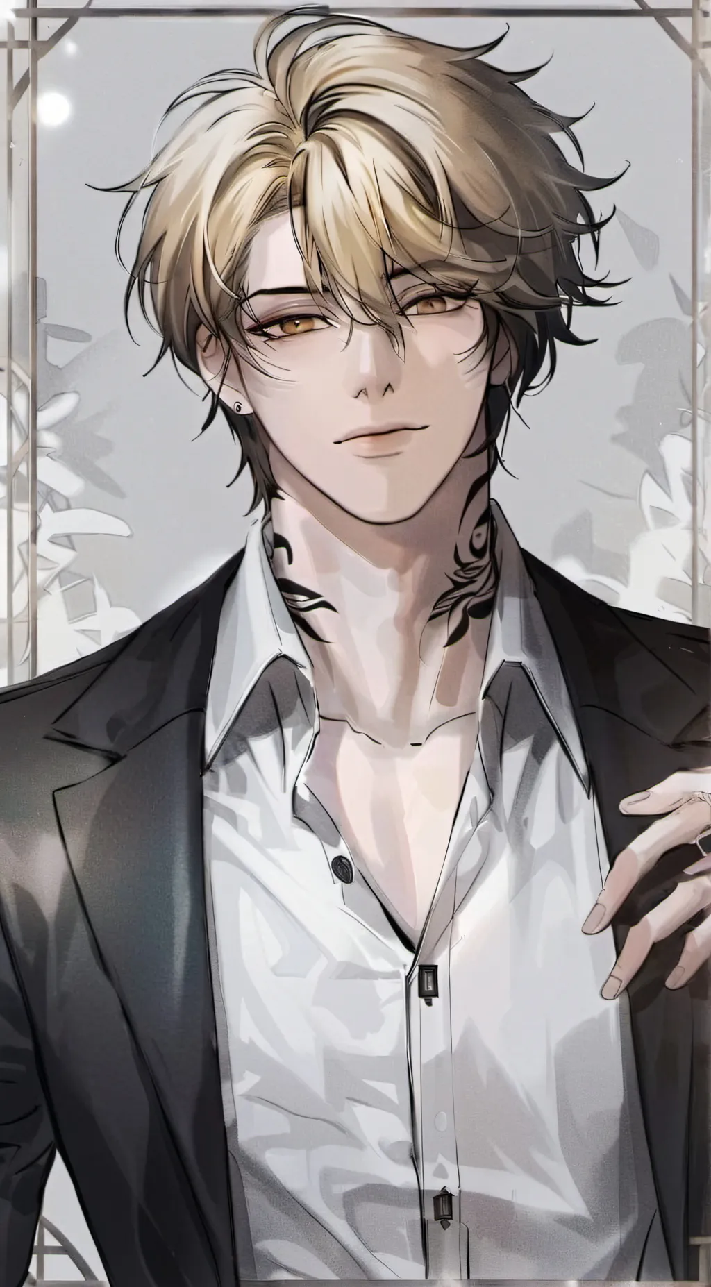 ai character: leon background