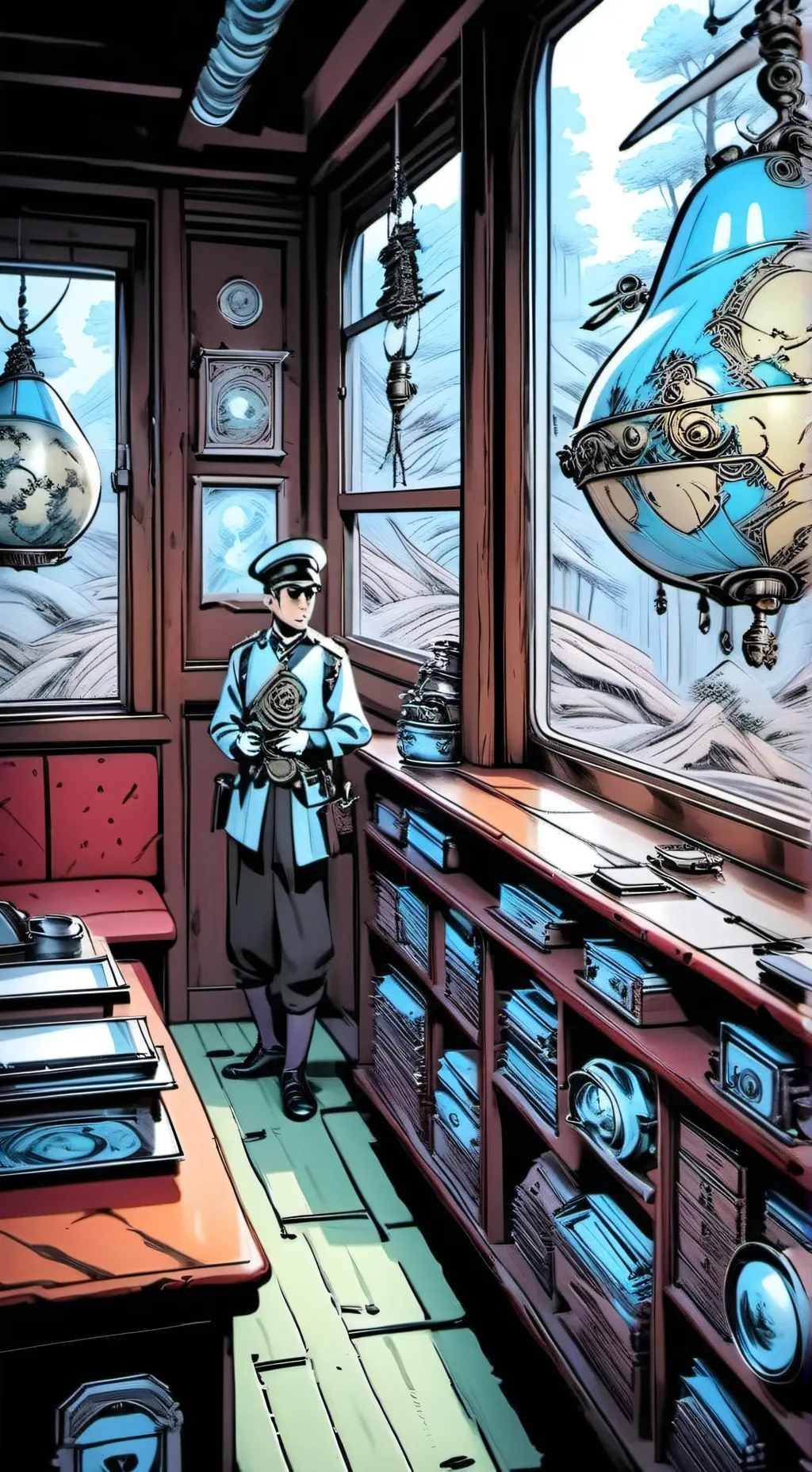 ai character: Mandela catalogue  background