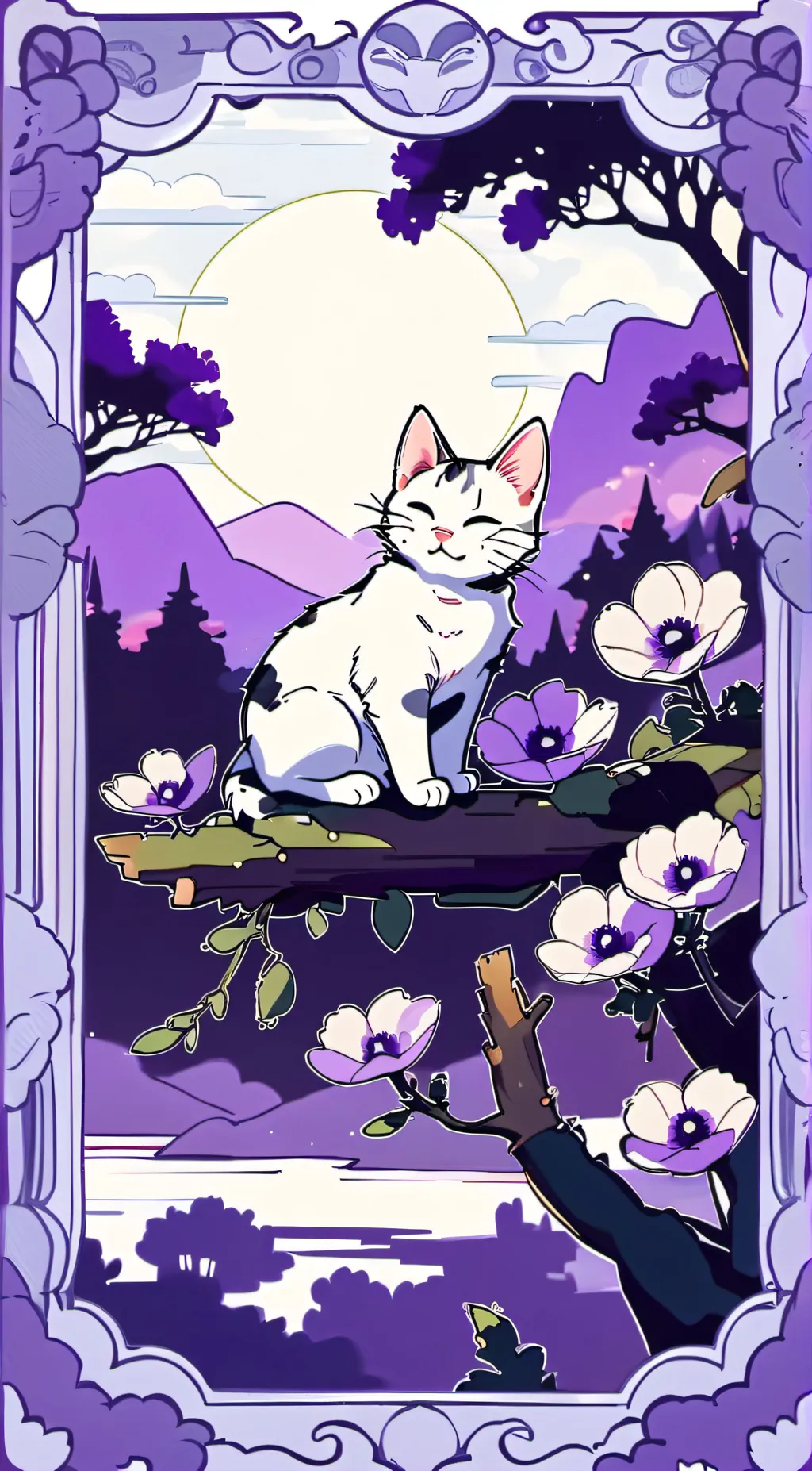 ai character: smiling critters  background