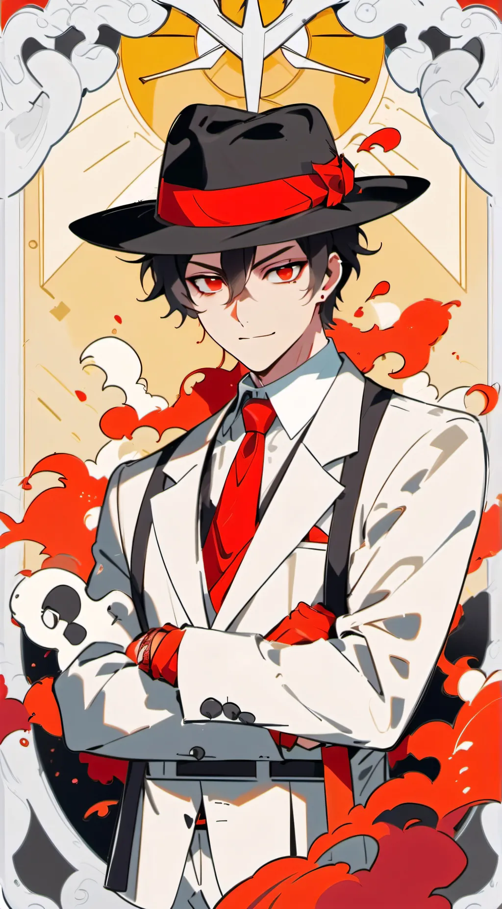 ai character: Muzan kibutsuji background