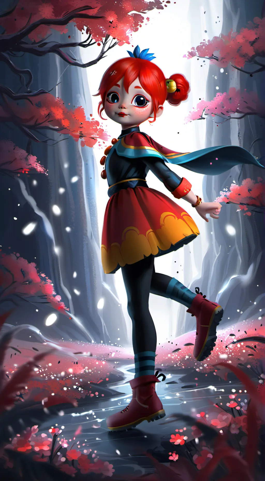 ai character: poppy  background