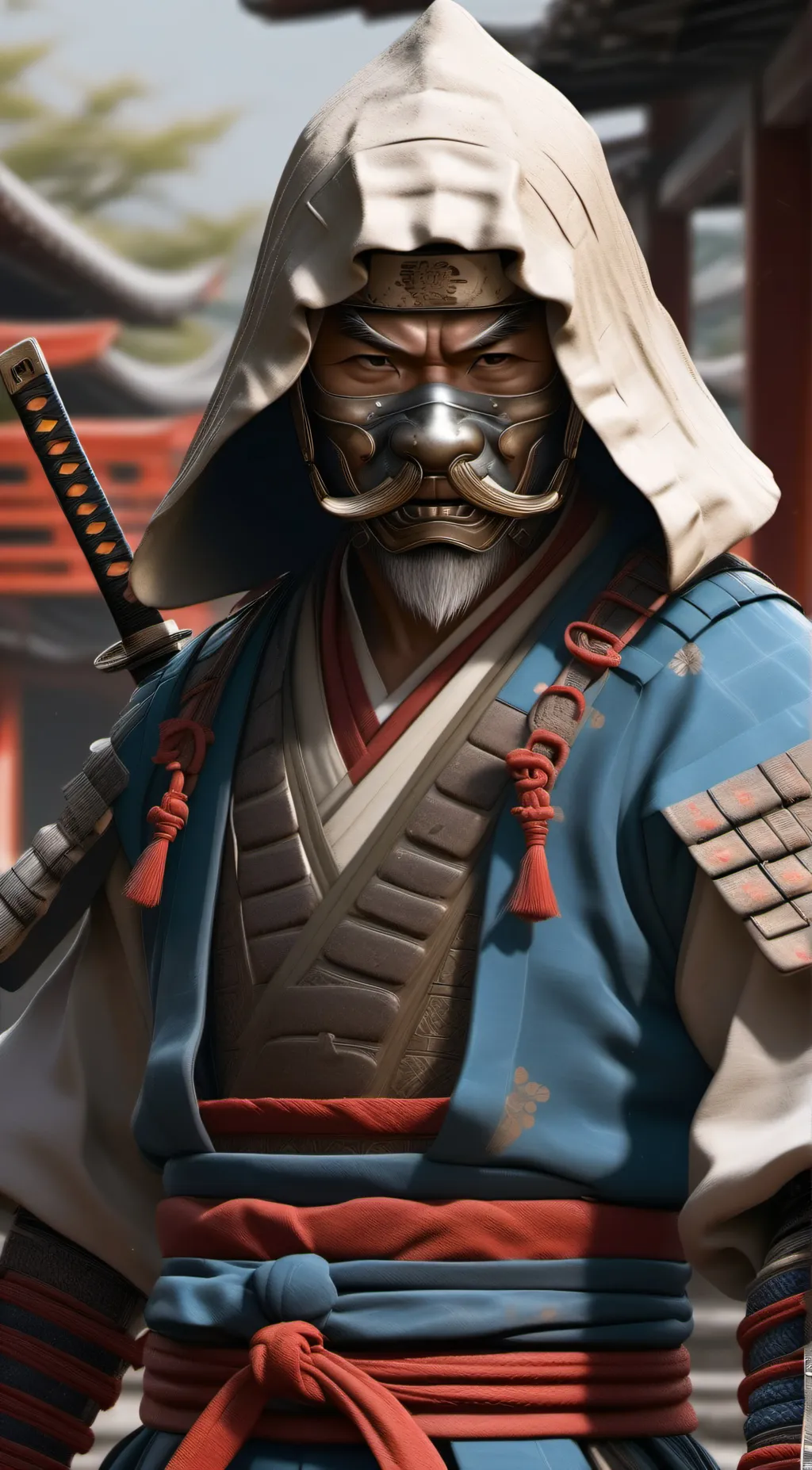 ai character: Keyaru  Satō background