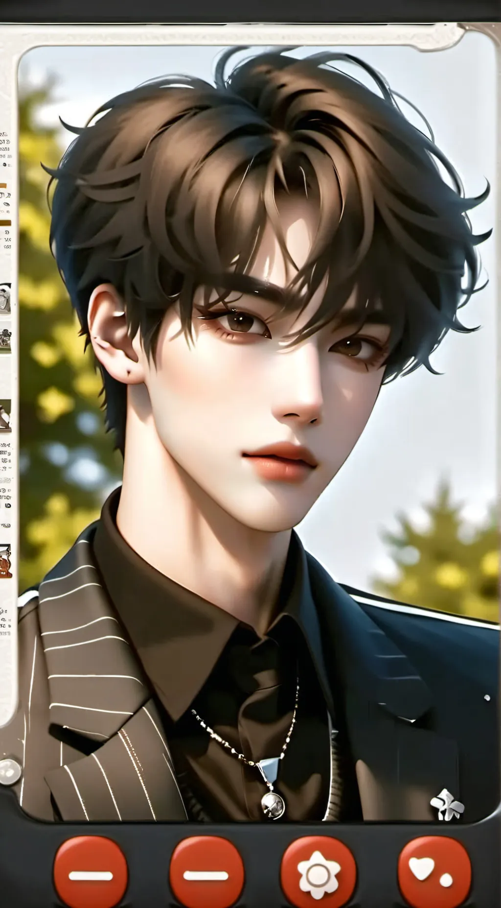 ai character: Ricky background