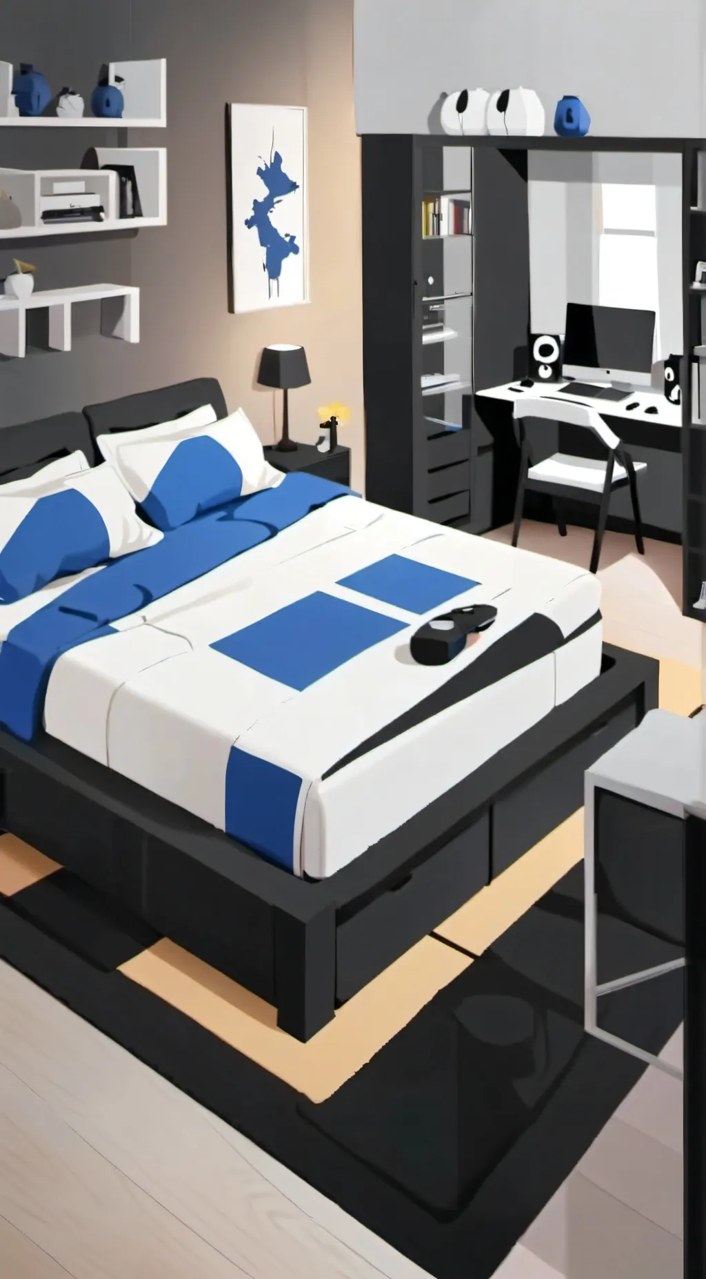 ai character: Scarlet kings room background