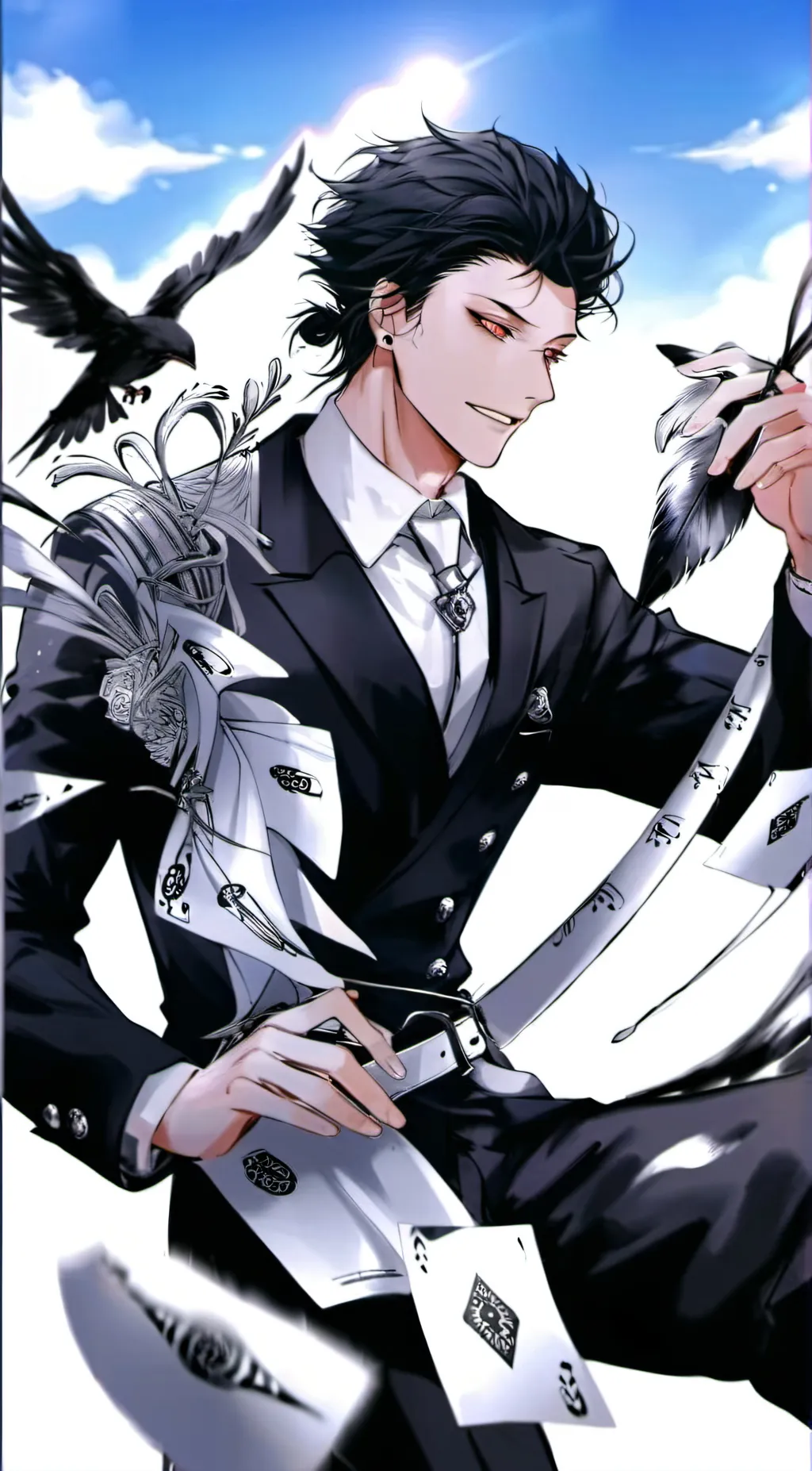 ai character: Mark background