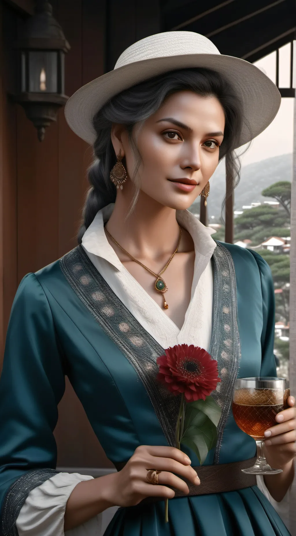 ai character: Naya  background