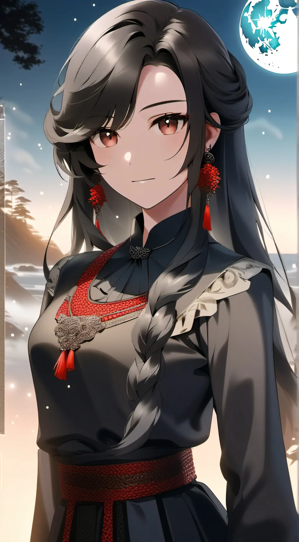 ai character: scarlet  background