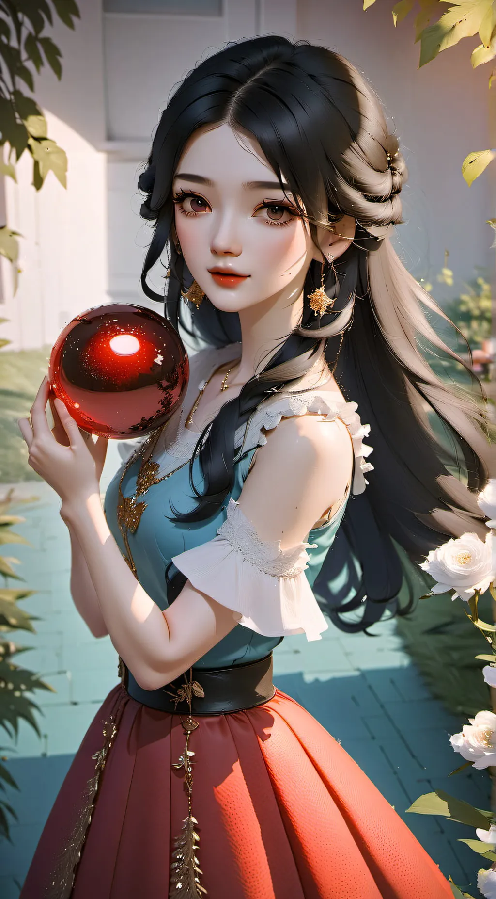 ai character: lila💄 background