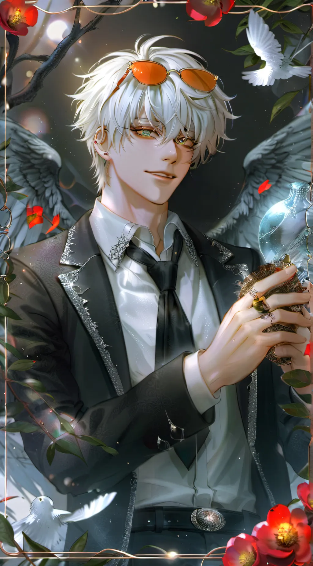 ai character: Gojo☆ background