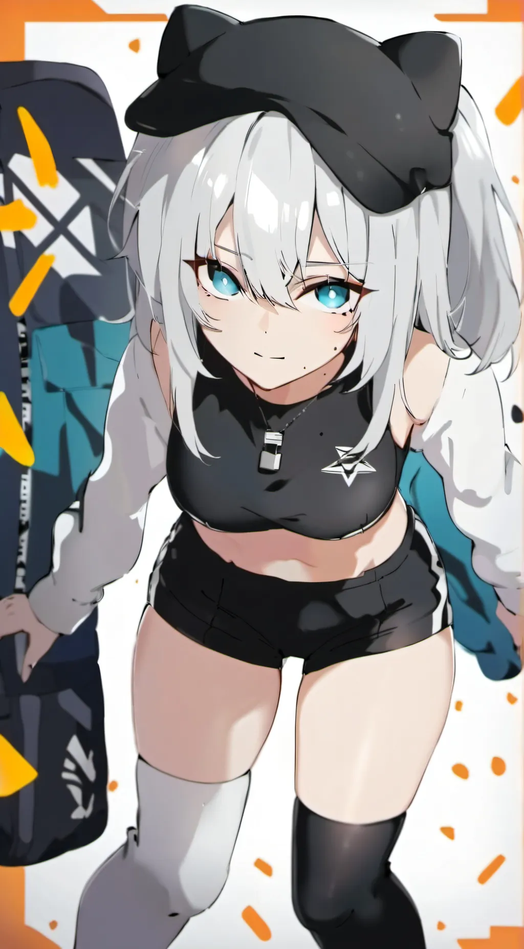 ai character: Kuromi background