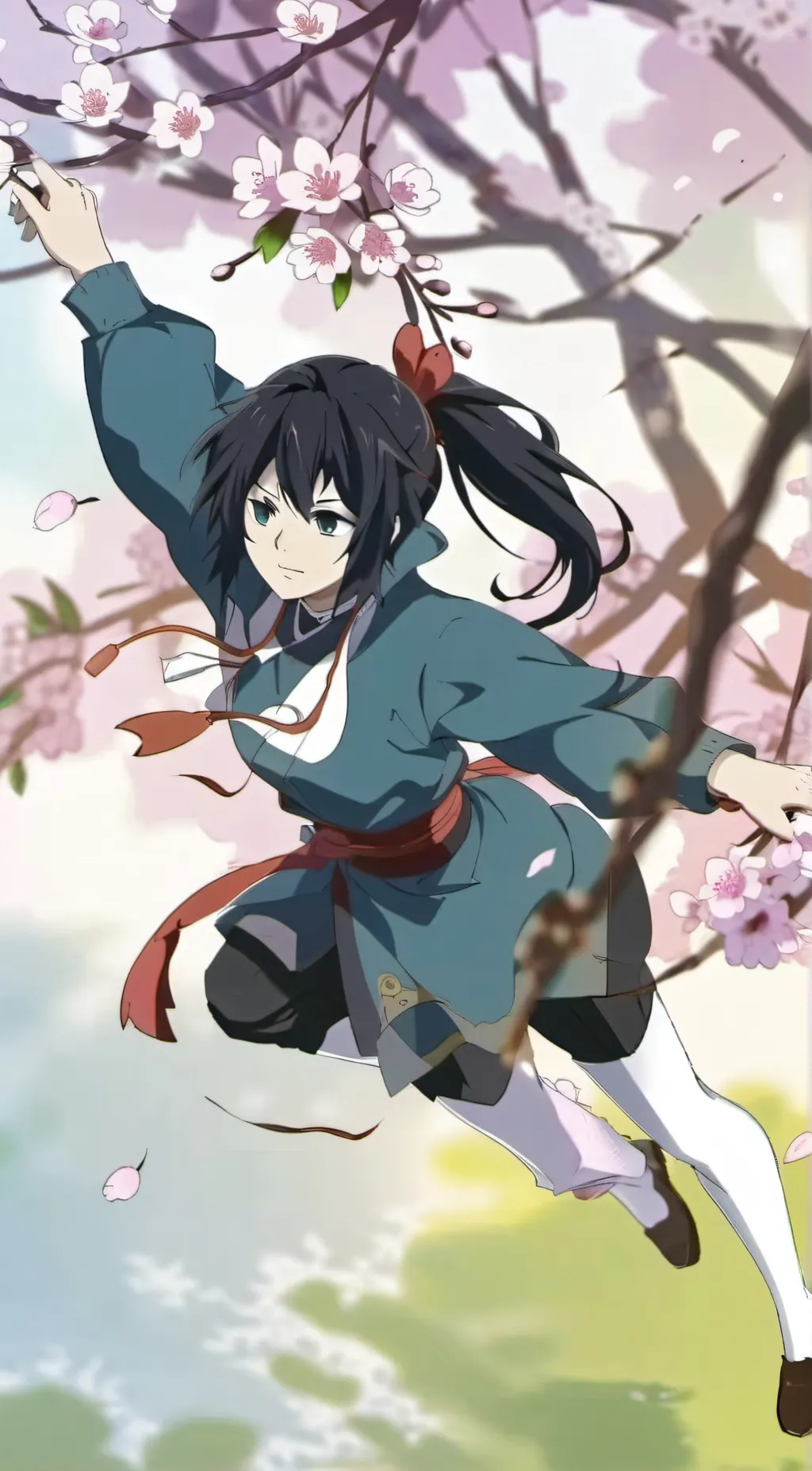 ai character: nezuko   background