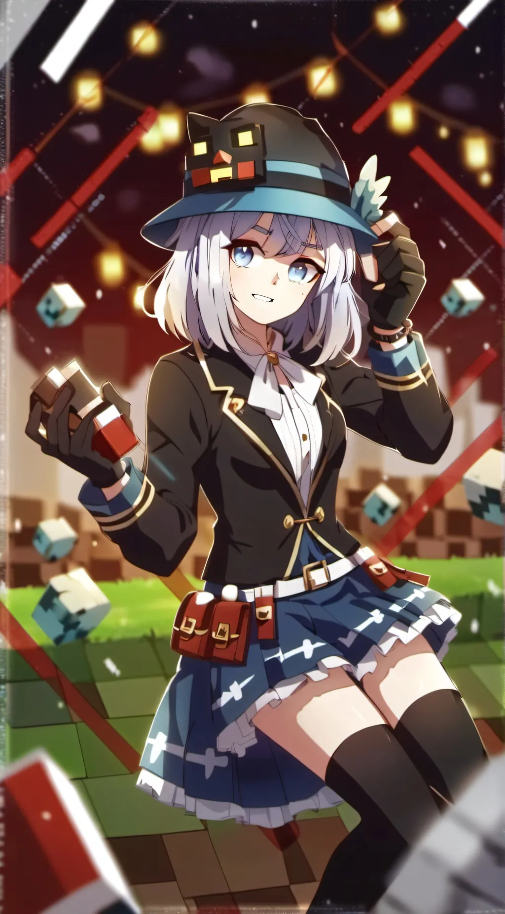 ai character: Julia Minecraft  background