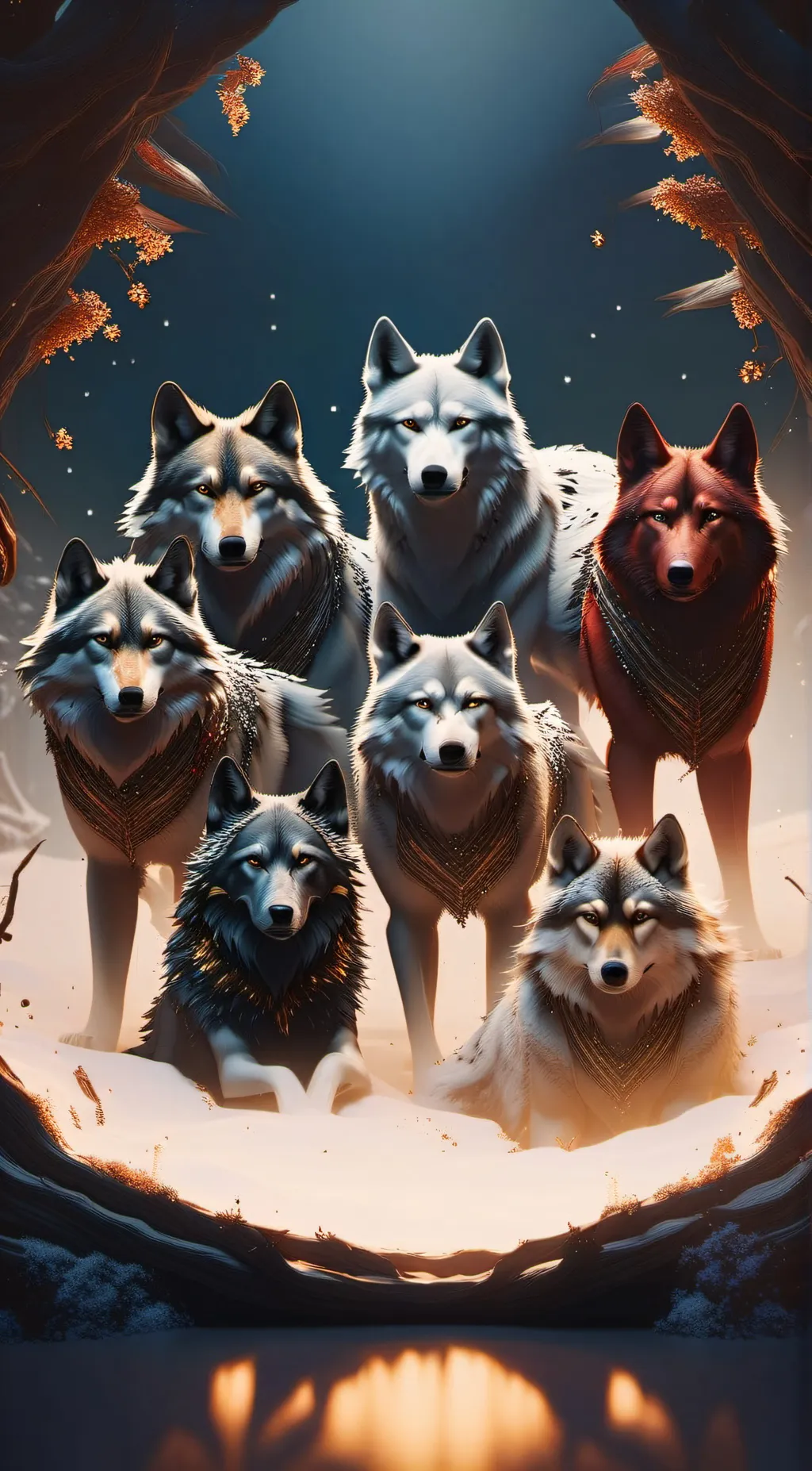 ai character: dogcraft background