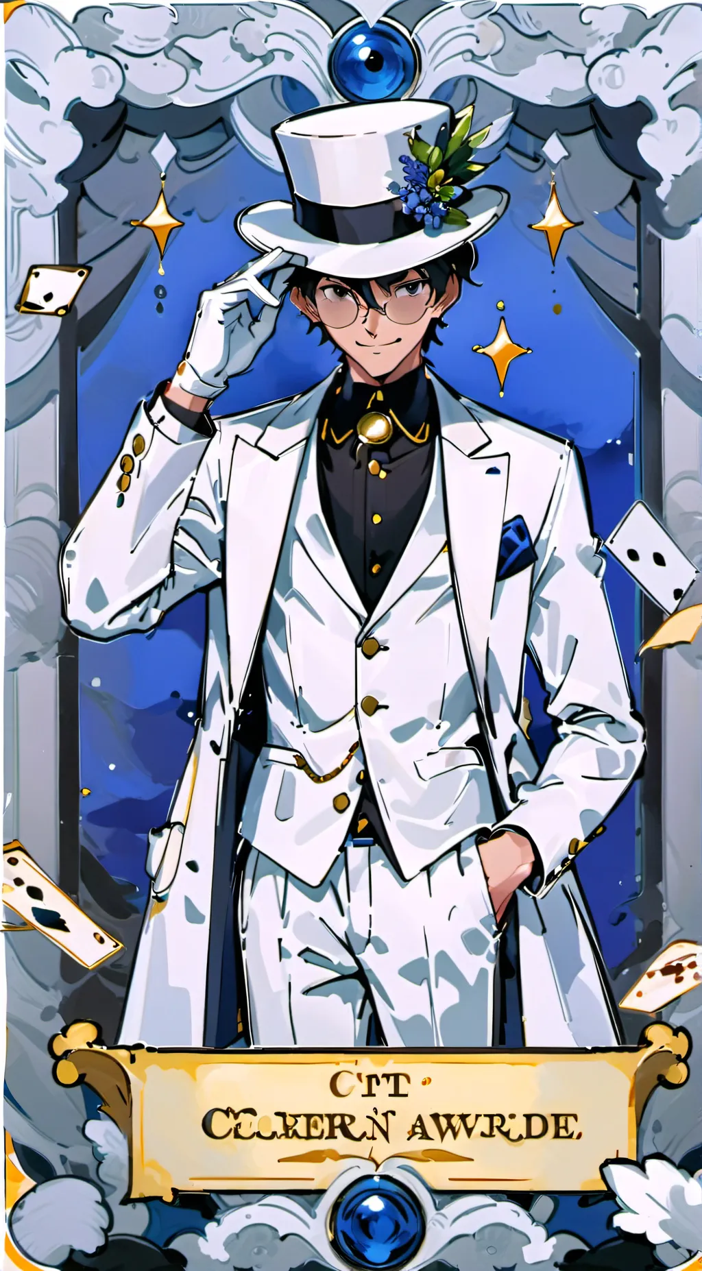 ai character: Kenzo Momota background