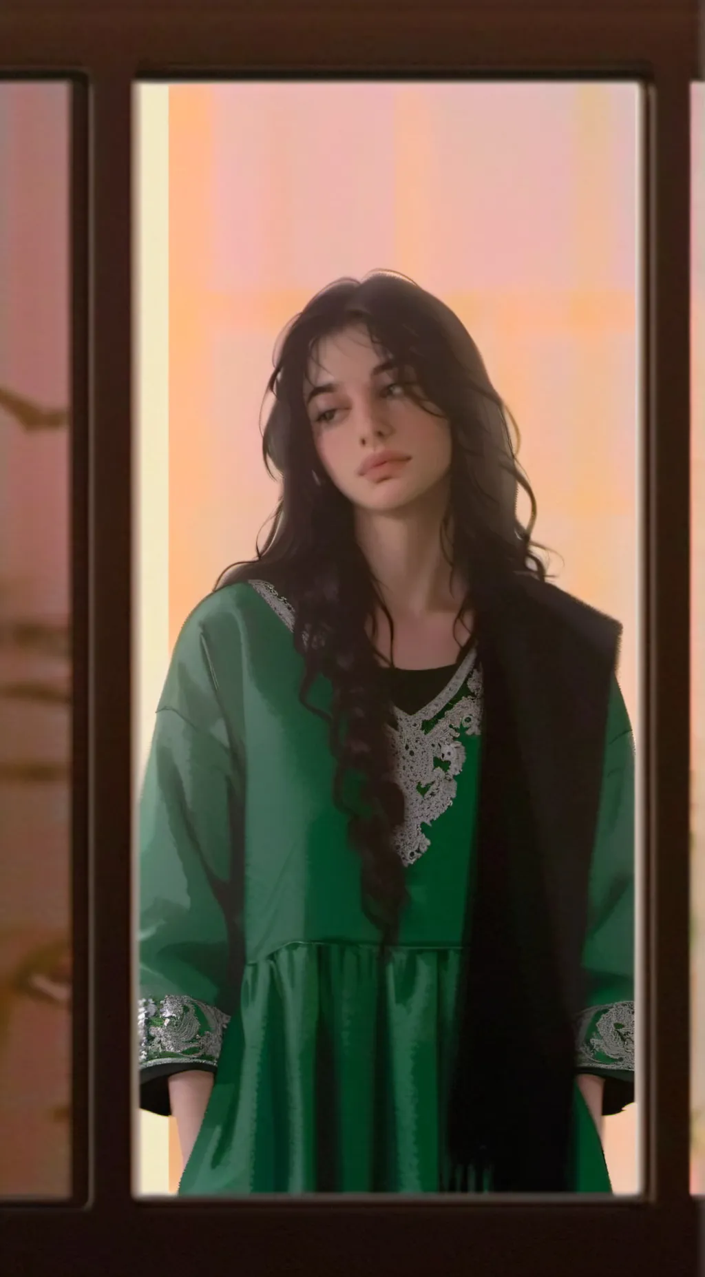 ai character: Ellie  background