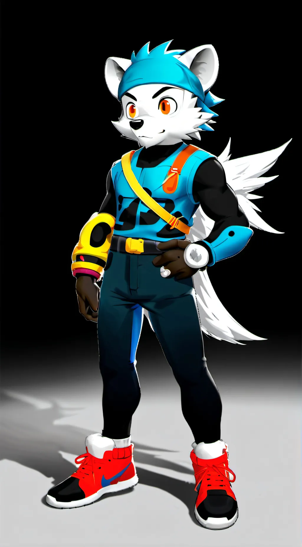 ai character: Silver the Hedgeho background