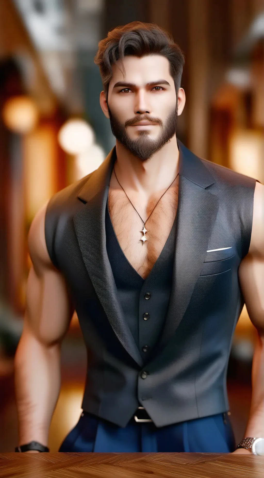 ai character: David background