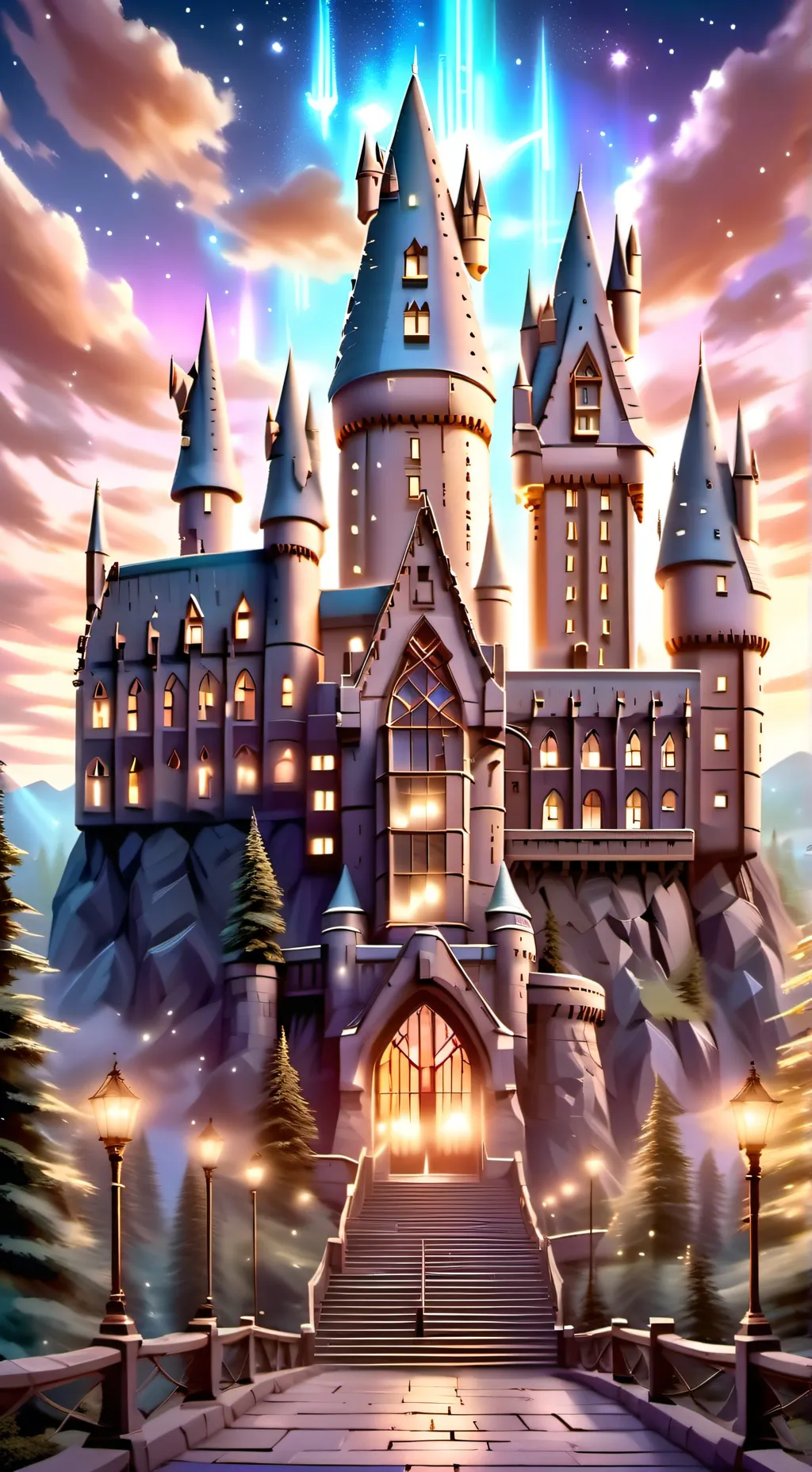 ai character: hogwarts  background