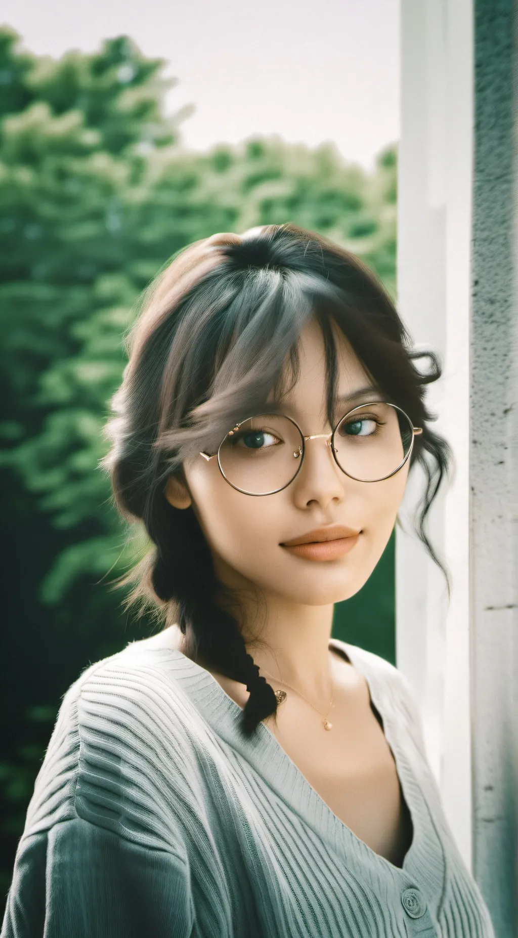 ai character: Sophie Turner  background