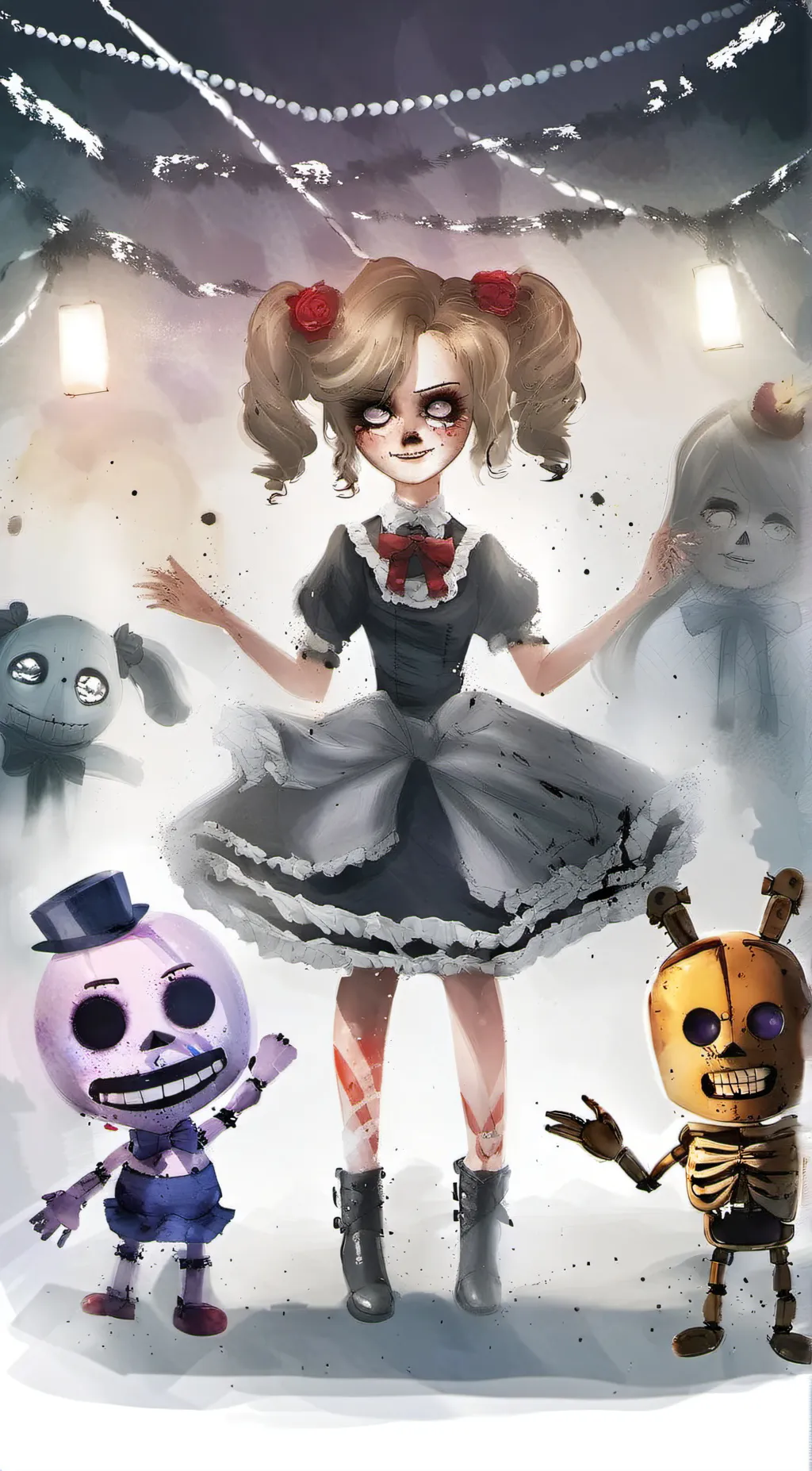 ai character: The Afton family background