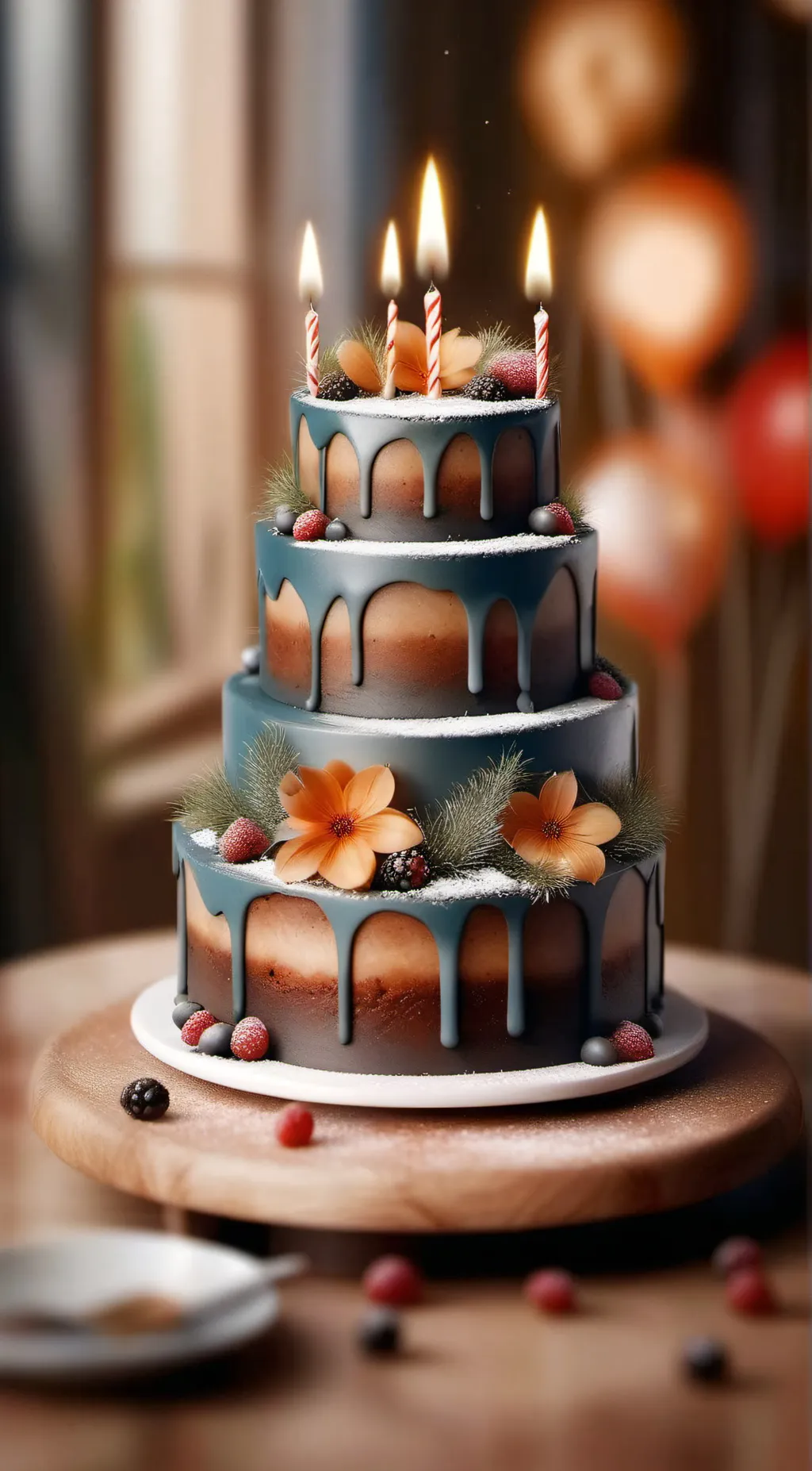 ai character: talkie birthday background