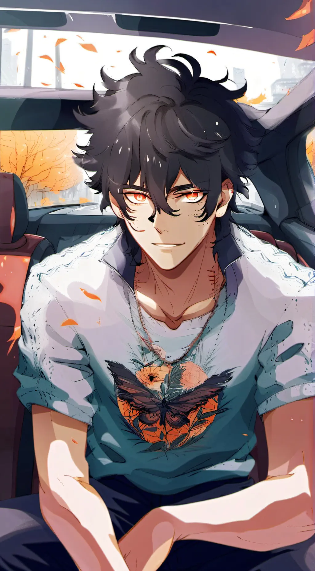 ai character: Garret   background