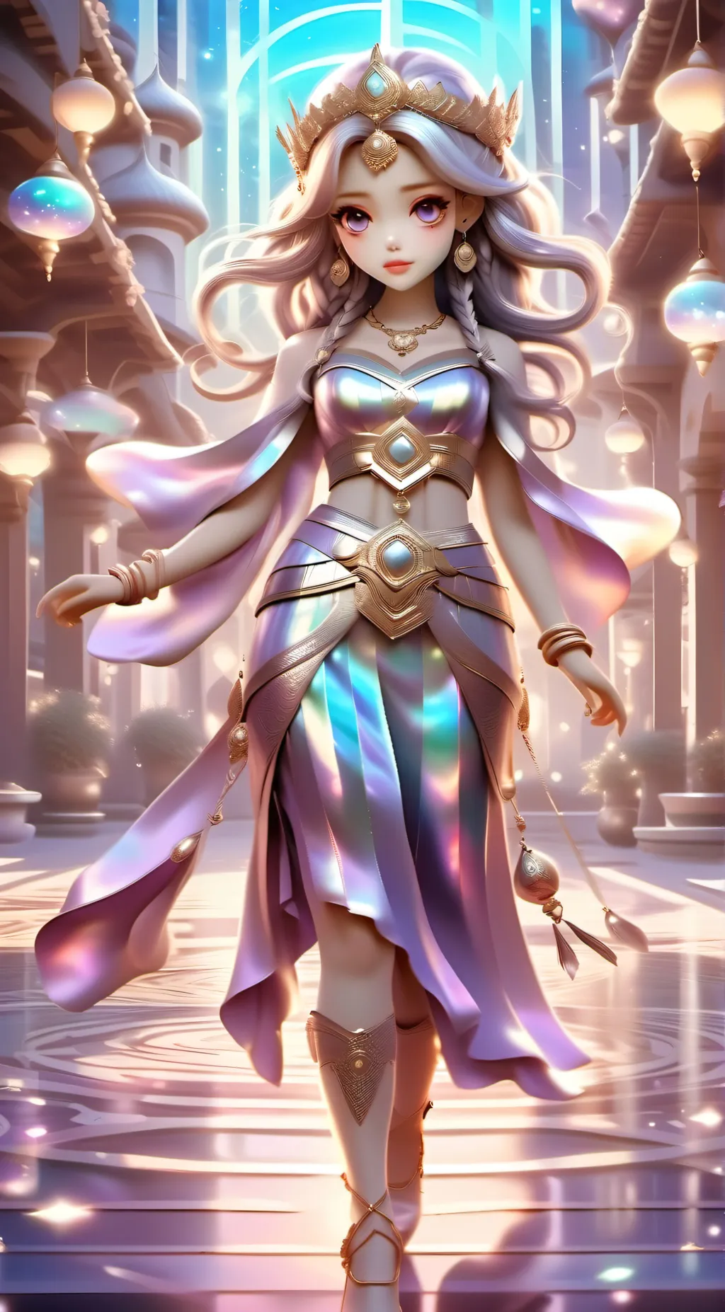 ai character: Lilly background