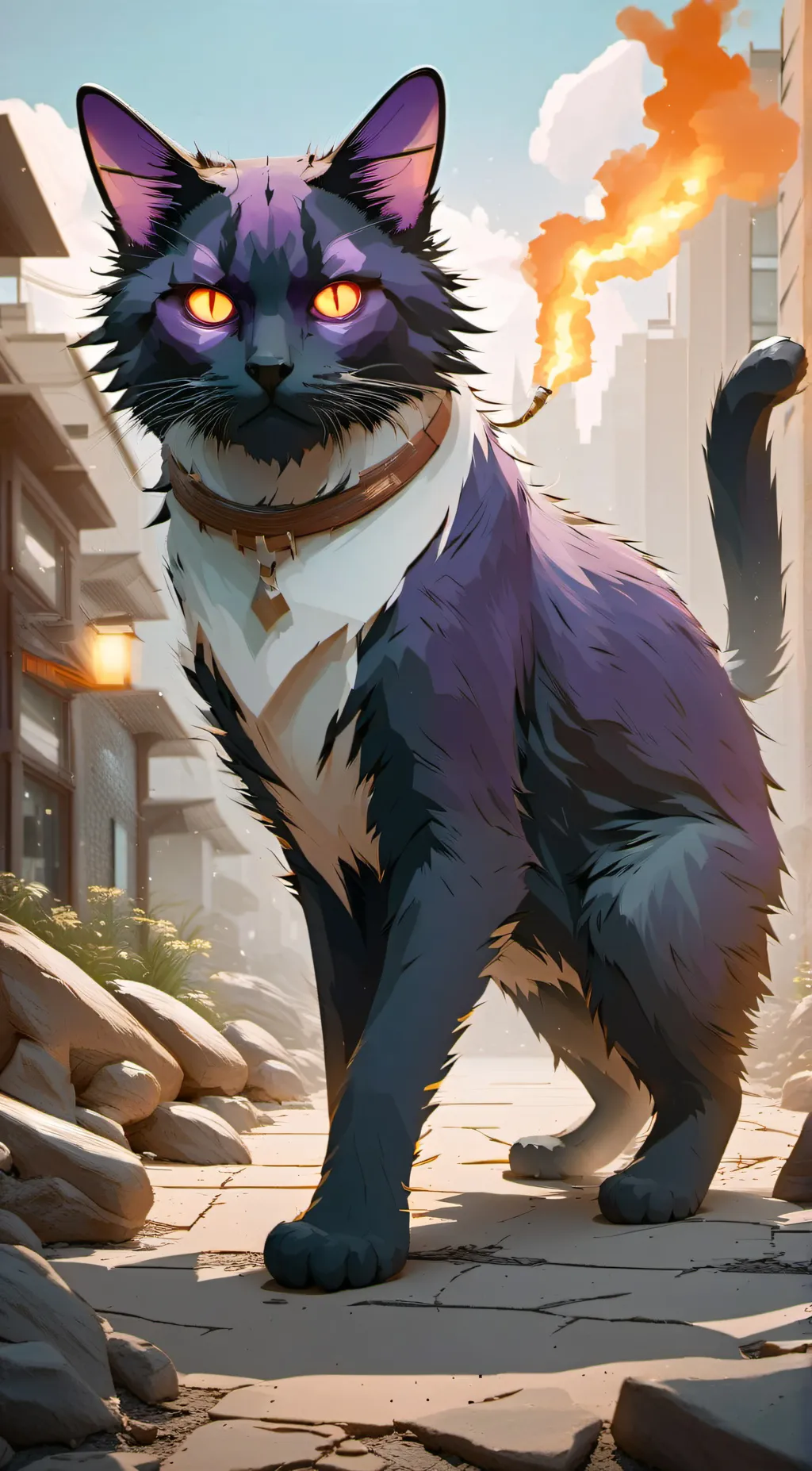 ai character: dogday background