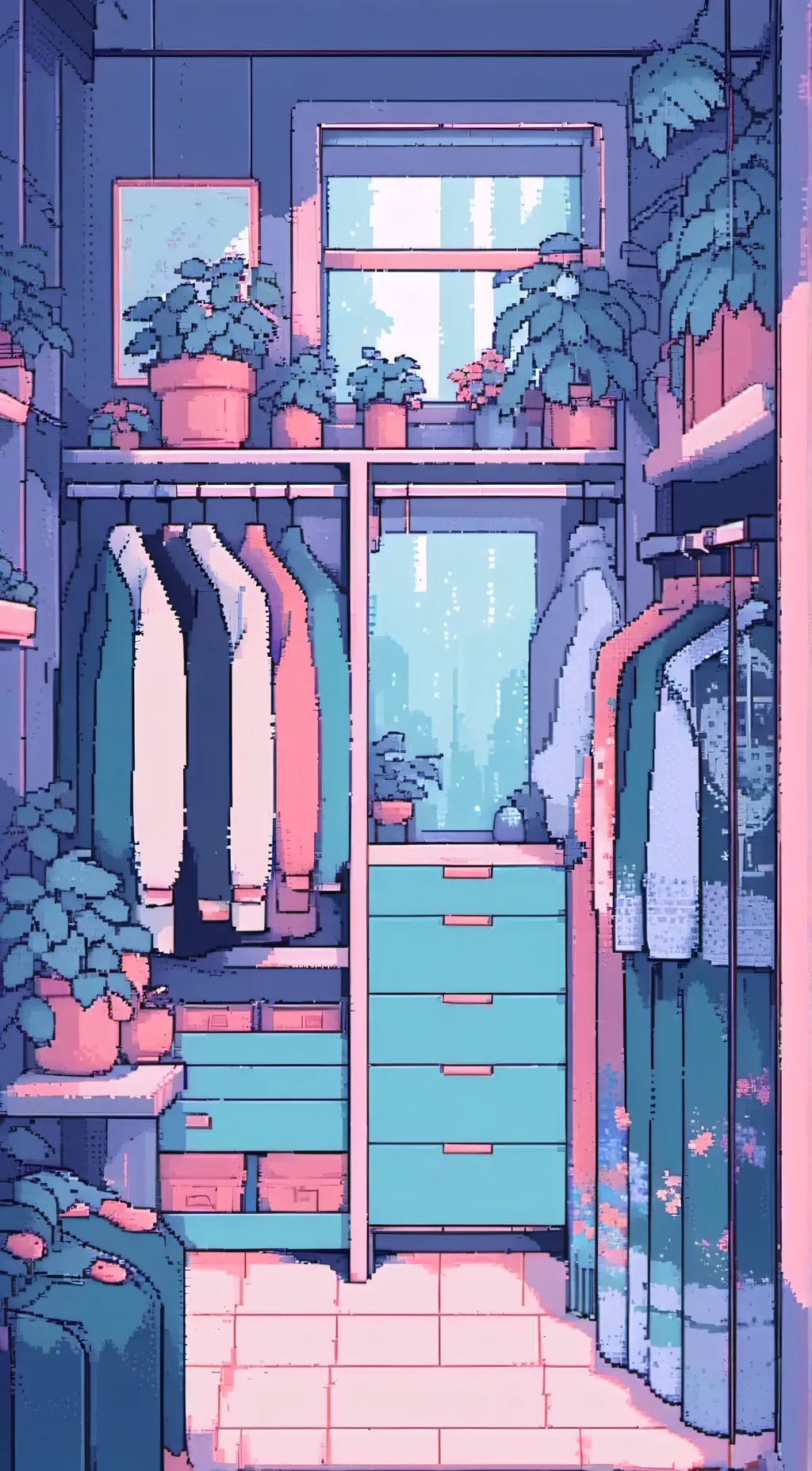 ai character: MHA 7 m in heaven background