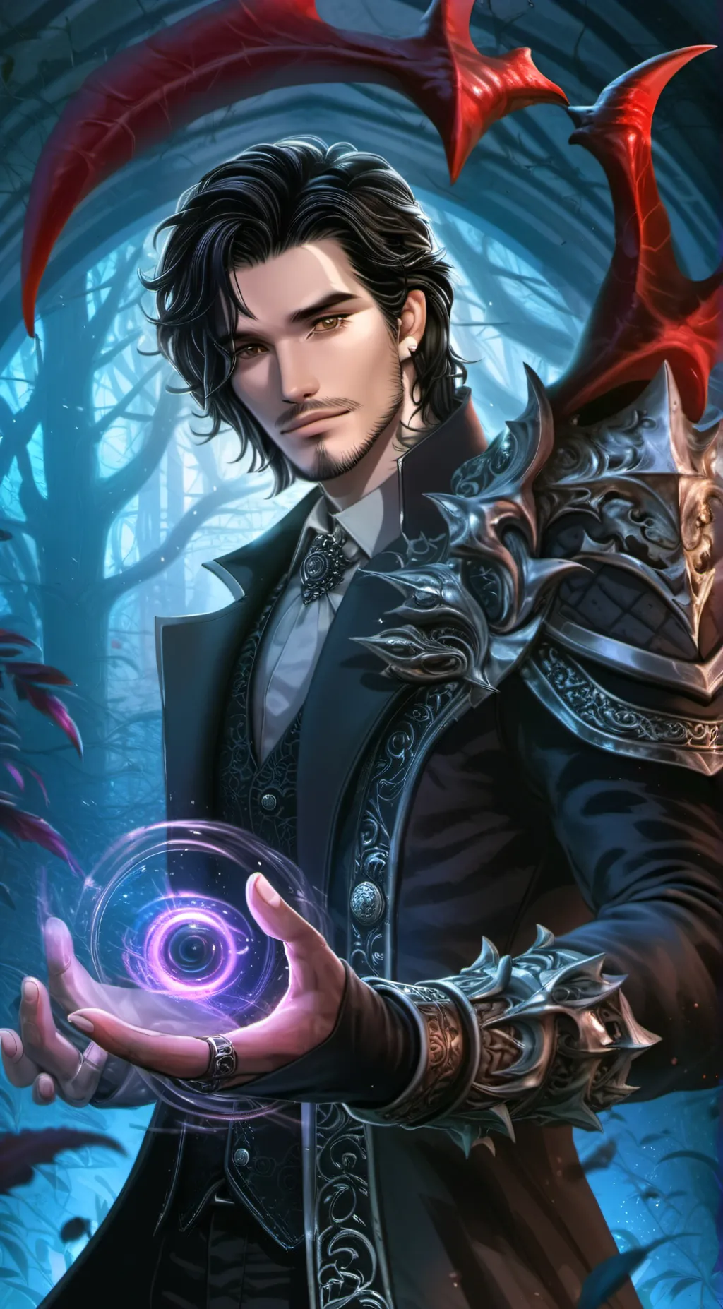 ai character: King Mavros  background