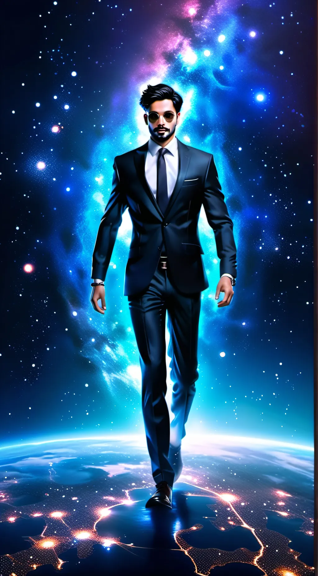 ai character: Volodymyr zelensky background