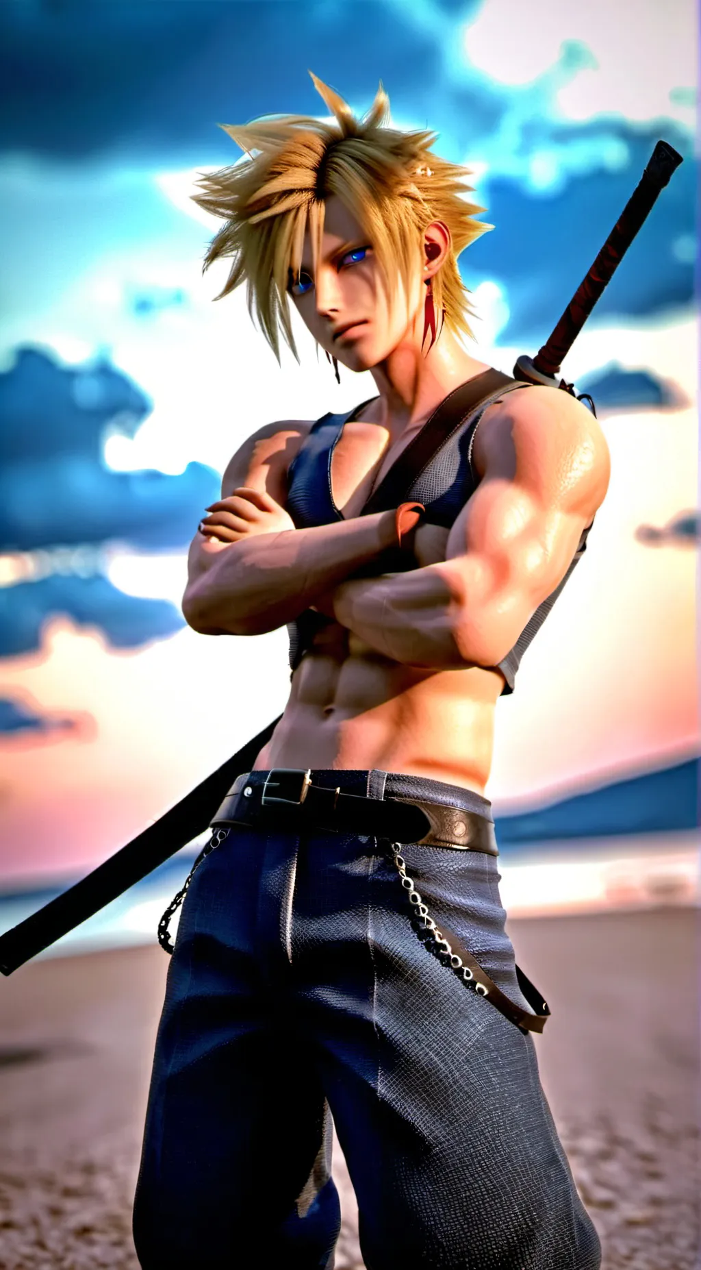 ai character: Cloud background