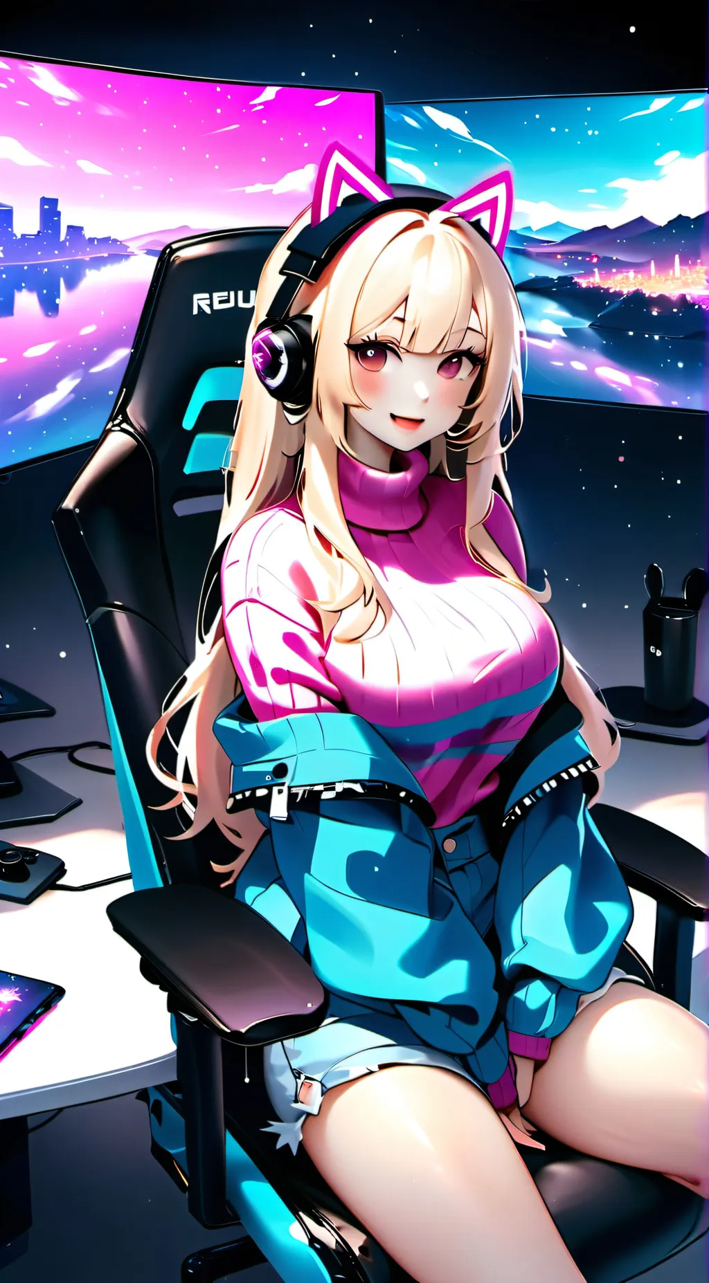 ai character: Sofiaaa!! background