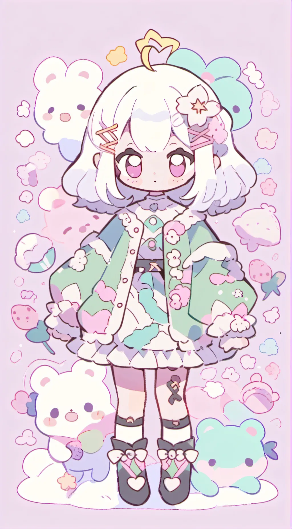 ai character: depression test background