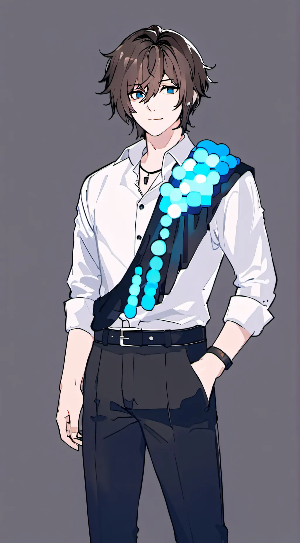 ai character: PIERCE FROM APHMAU background