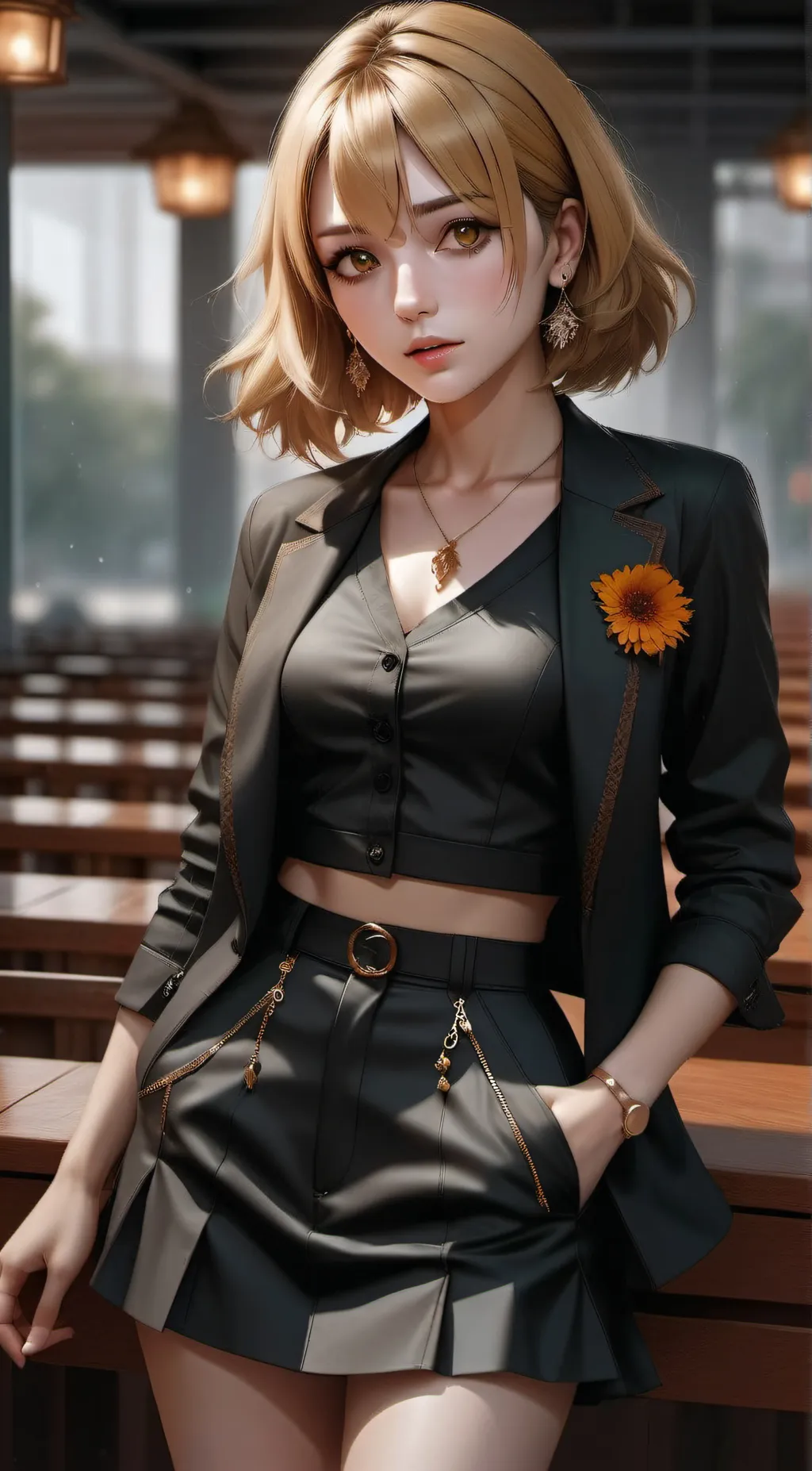 ai character: Coco Ray  background