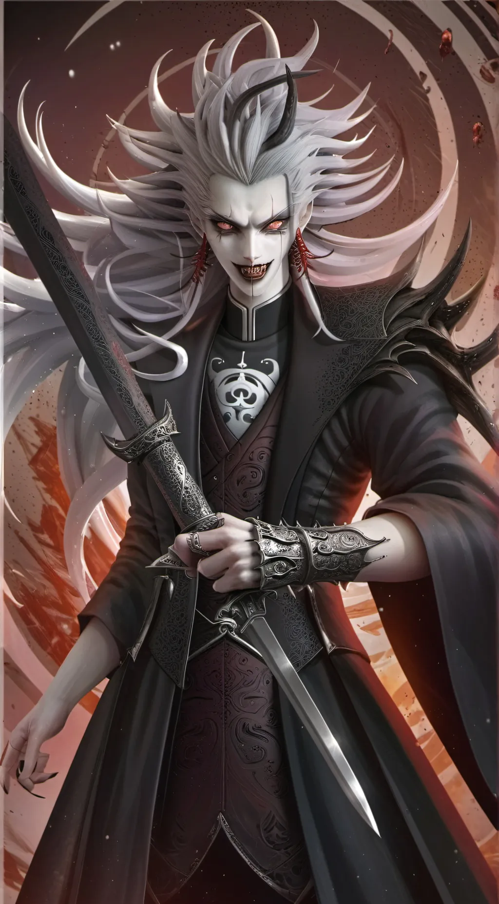 ai character: Dark God of Death background