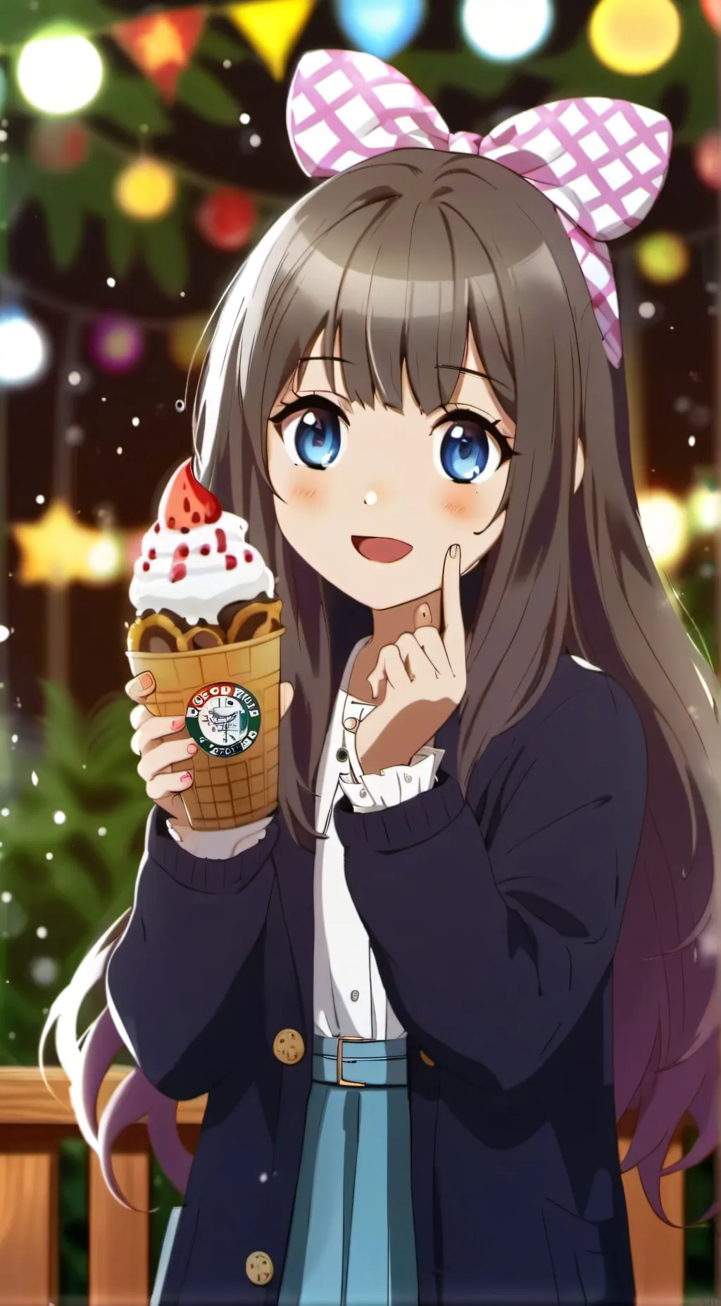 ai character: Lily background