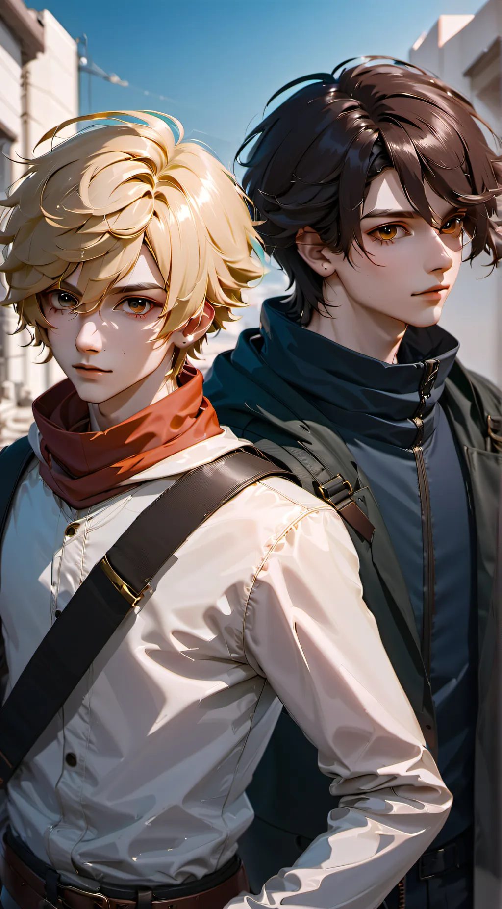 ai character: Oliver and Jack  background