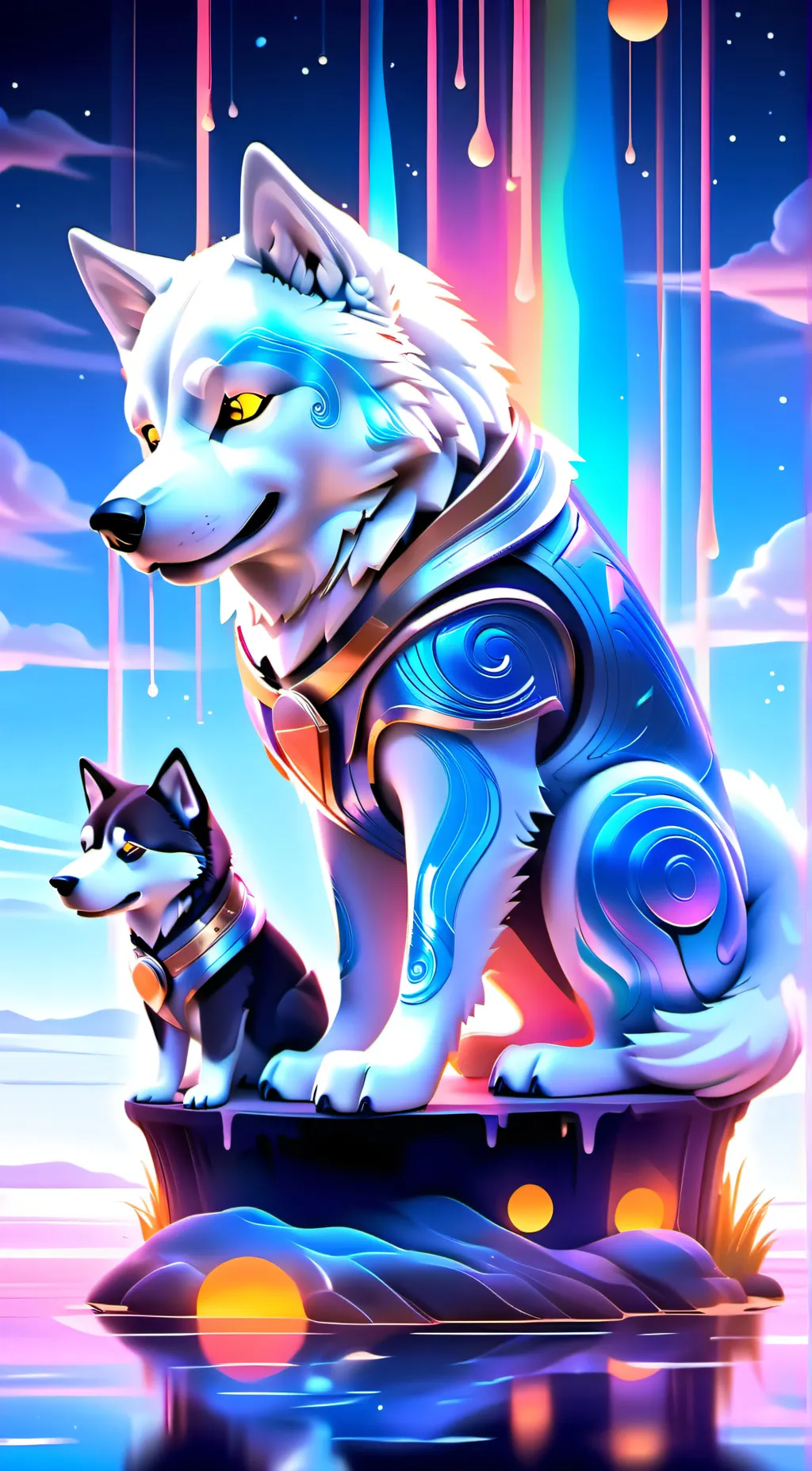ai character: max the dog background