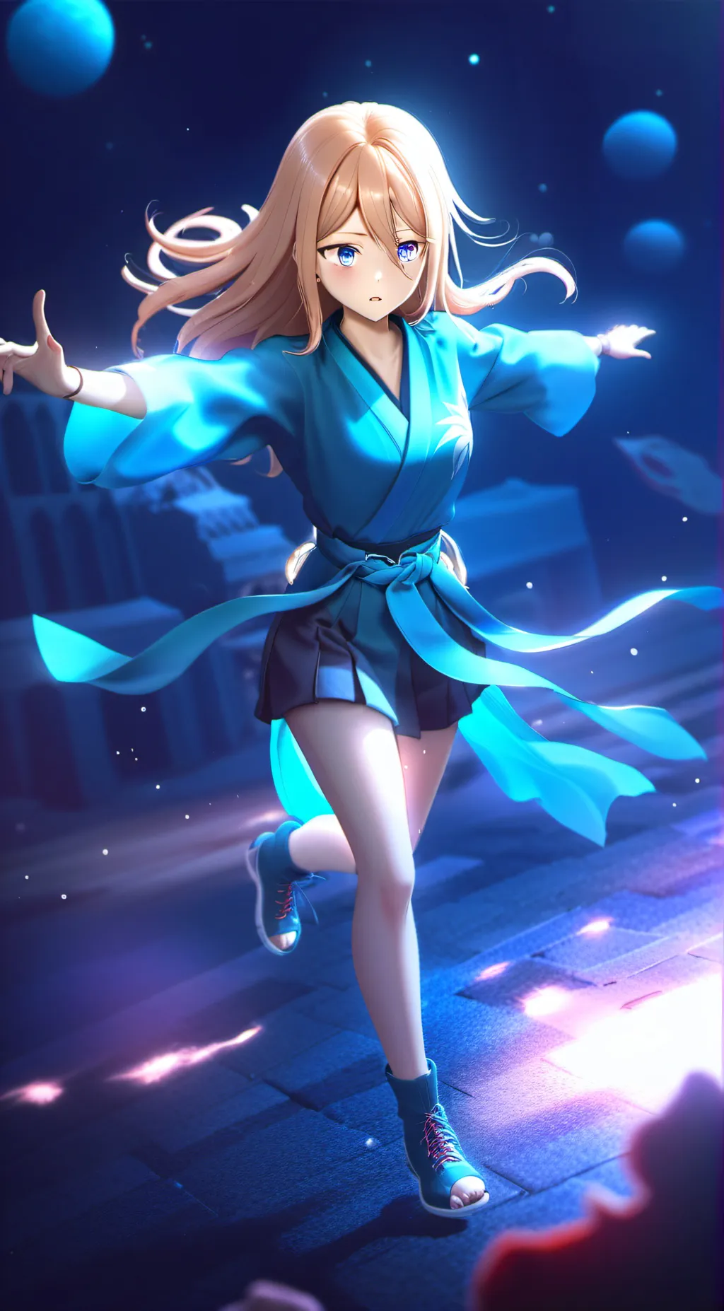 ai character: 小川花子 background